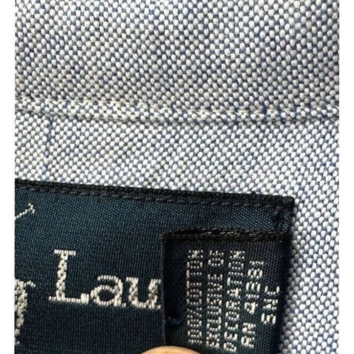 Ralph Lauren Ralph Lauren Button-Up Dress Shirt Mens 18 36-37 Blue Classic Flesh Color Pony Button-Down Size 48R - 6 Thumbnail