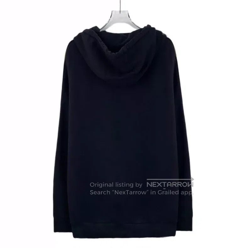 Fendi Fendi Black side logo letter hooded long sleeve sweatshirt Size US L / EU 52-54 / 3 - 2 Thumbnail