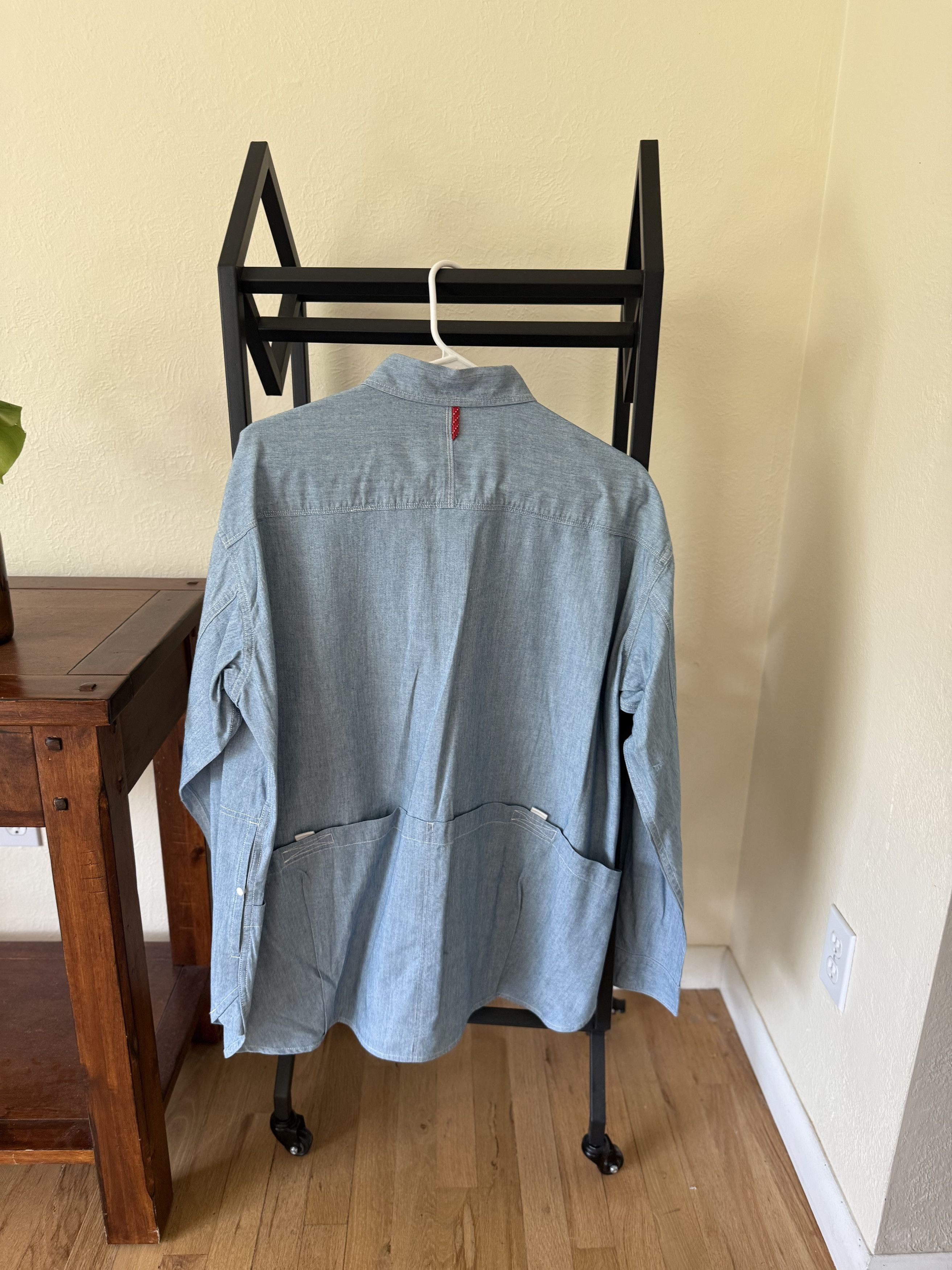 NANGA NANGA Chambray Work Shirt — Japan Outdoor Wear Size US M / EU 48-50 / 2 - 2 Thumbnail