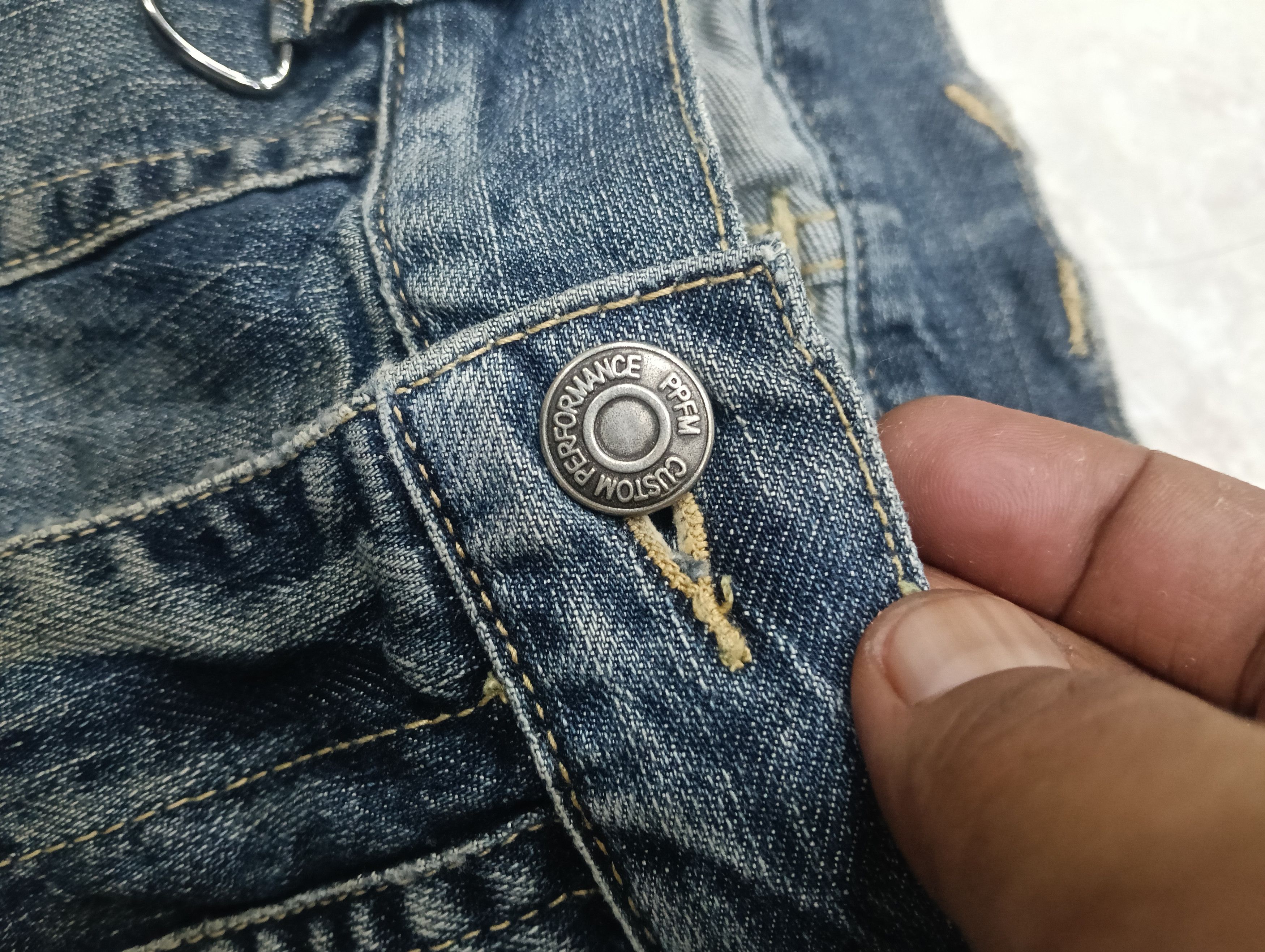 If Six Was Nine Ppfm Japan Brand Curve Jeans Size US 33 - 18 Thumbnail