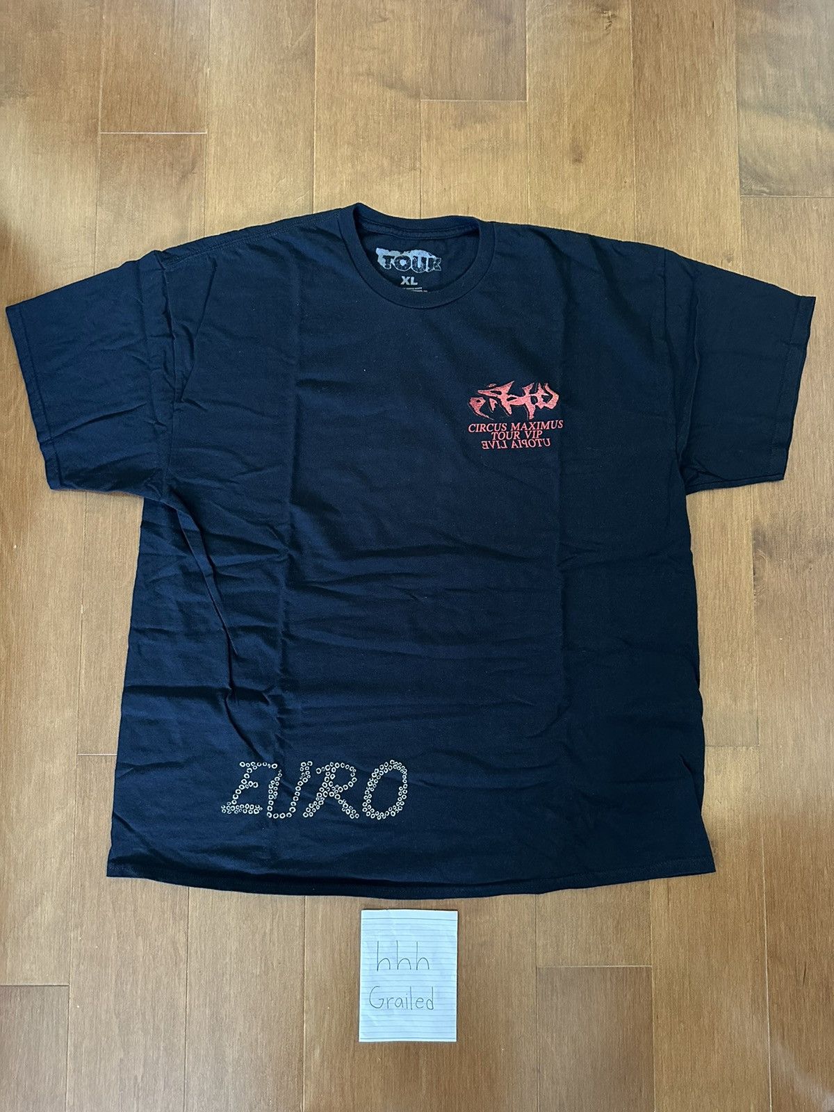 Travis Scott EUROPE EXCLUSIVE UTOPIA TOUR TEE TRAVIS SCOTT Size US XL / EU 56 / 4 - 2 Thumbnail