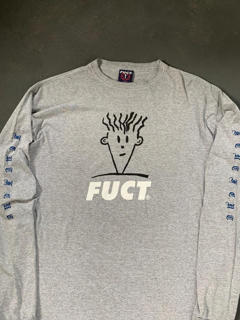 FUCT × Vintage Vintage FUCT Rip Off Fido Dido Long Sleeve Shirt Size US L / EU 52-54 / 3 - 2 Thumbnail