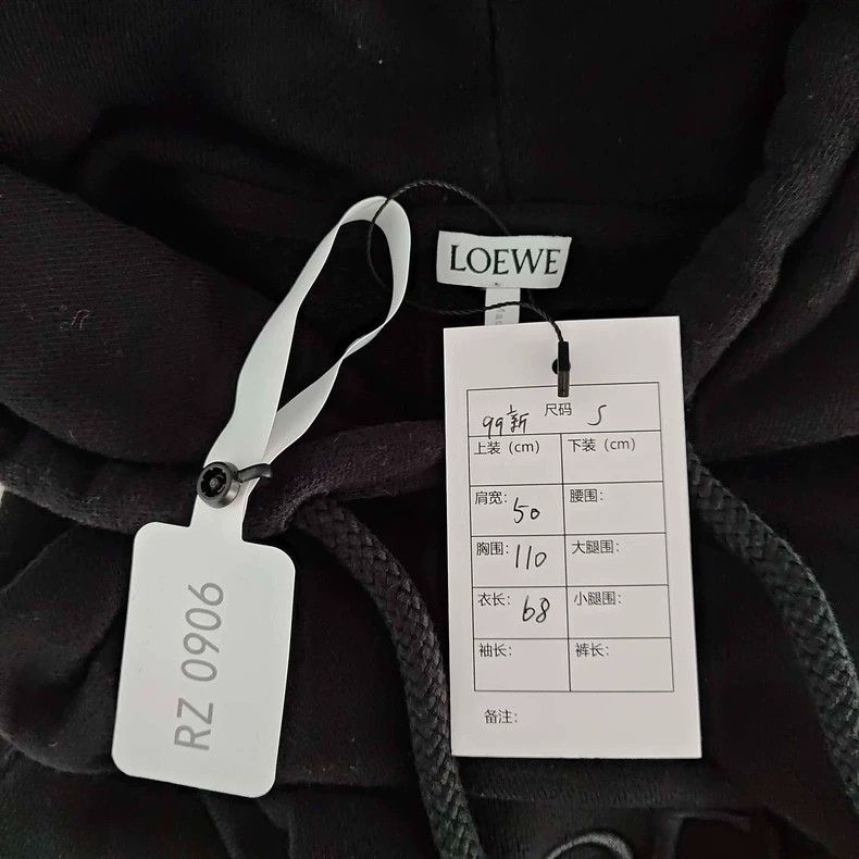 Loewe Loewe Embroidered logo hoodie Size S / US 4 / IT 40 - 2 Thumbnail
