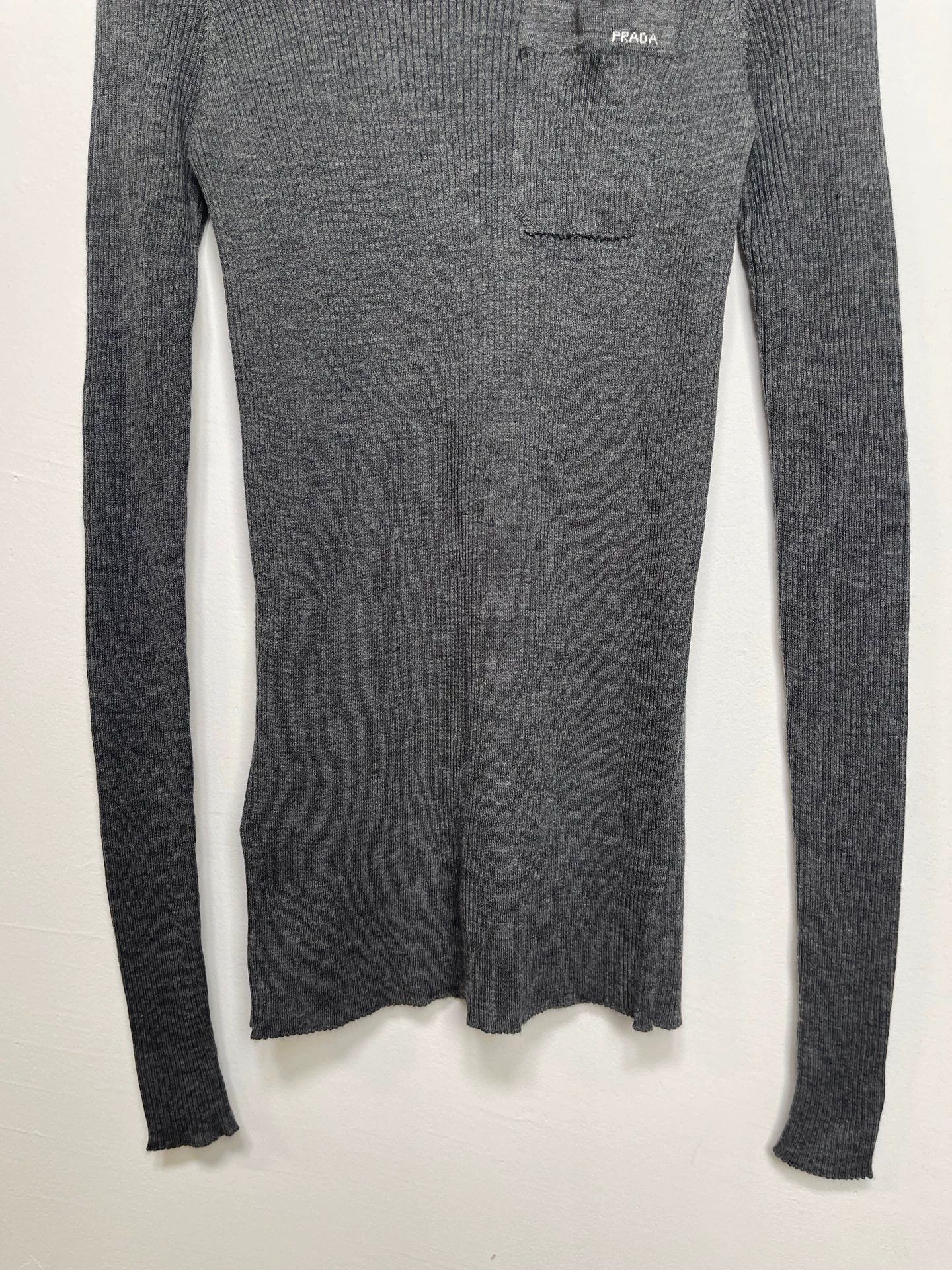 Prada Prada knit wool long-sleeve 46 Size S / US 4 / IT 40 - 4 Thumbnail