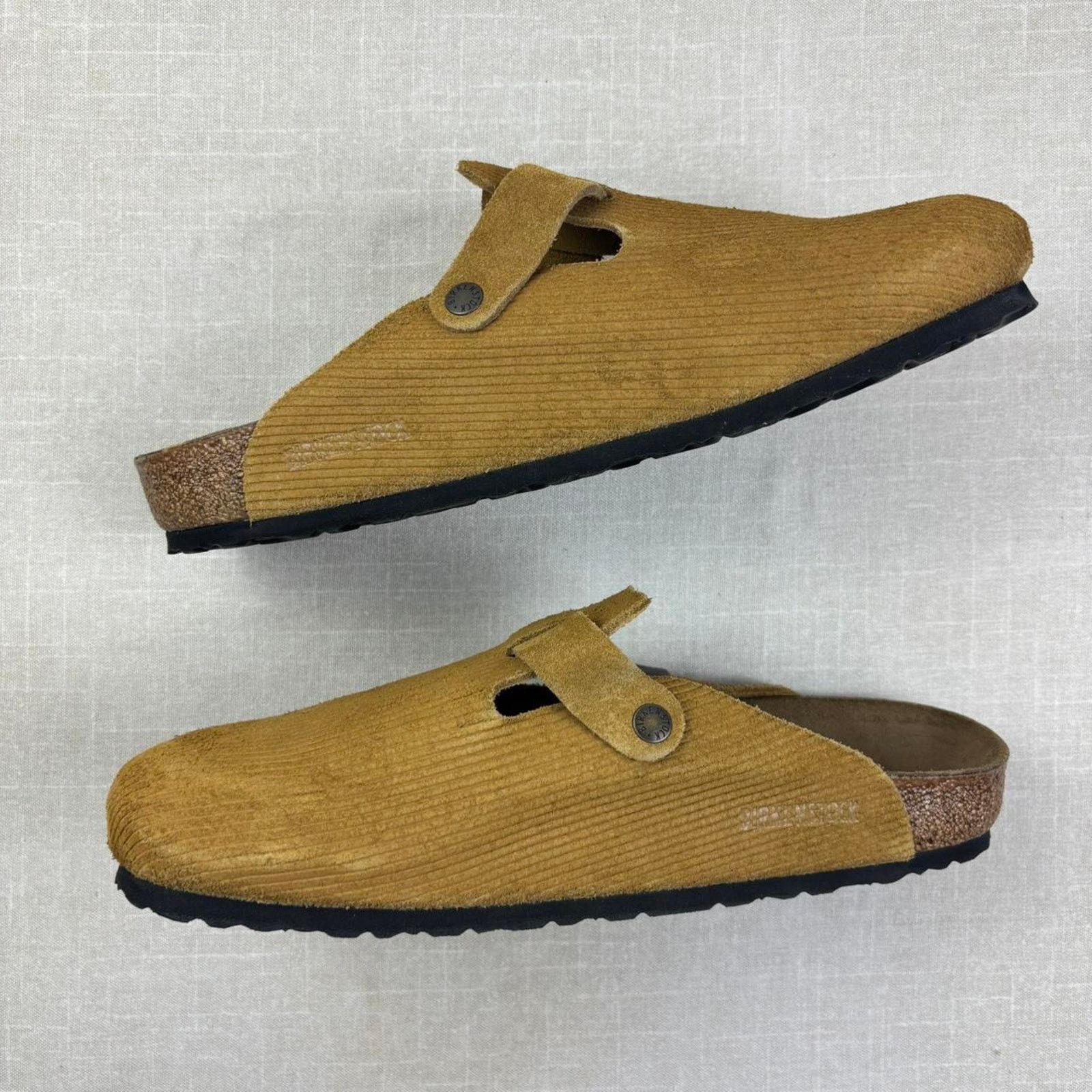 Birkenstock 🐴 Birkenstock Boston Corduroy “Suede Cork Brown” 13M Size US 13 / EU 46 - 4 Thumbnail