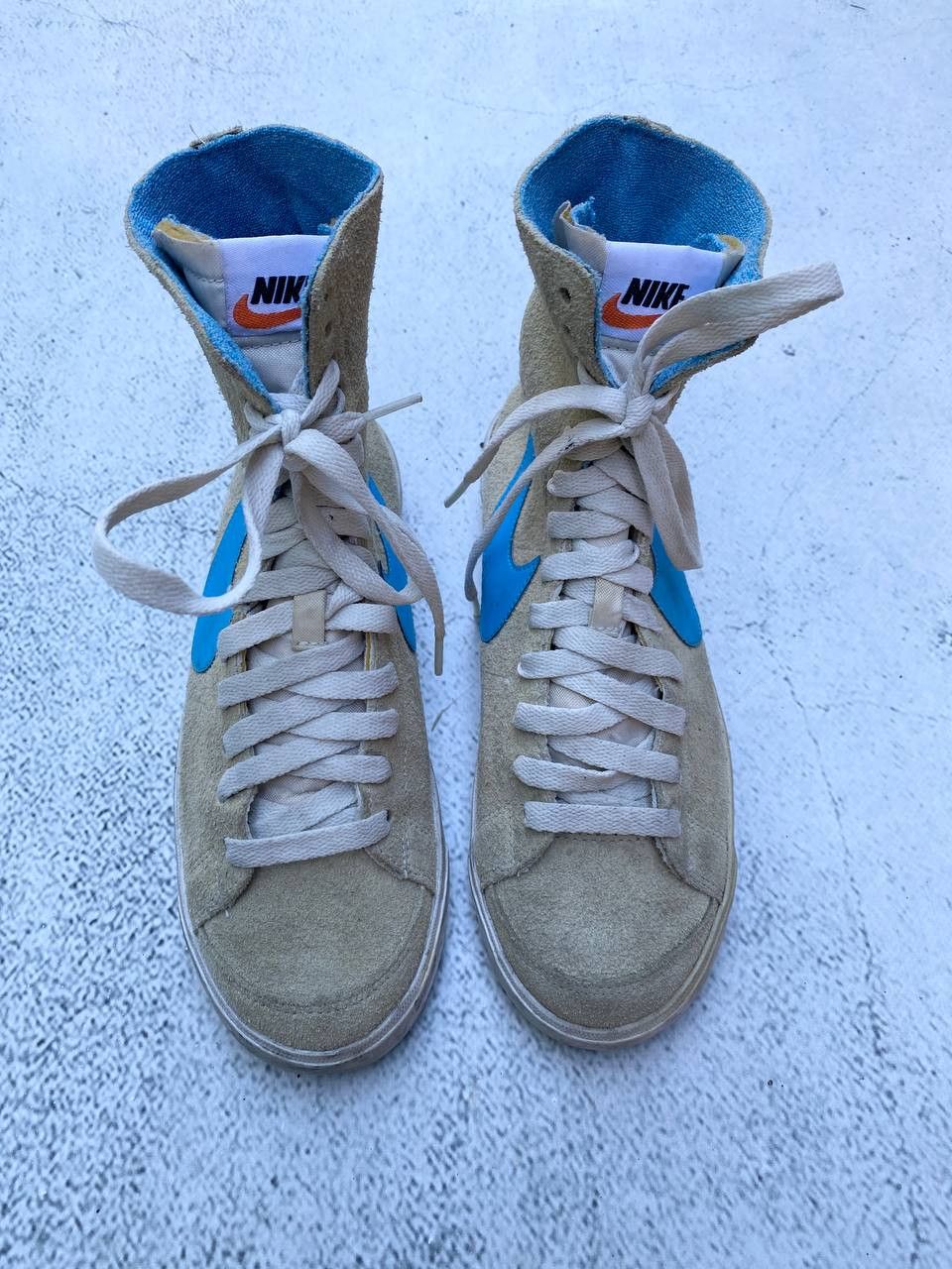 Nike Nike Vintage Faded Beige Distressed Sneakers Size US 7 / IT 37 - 4 Thumbnail