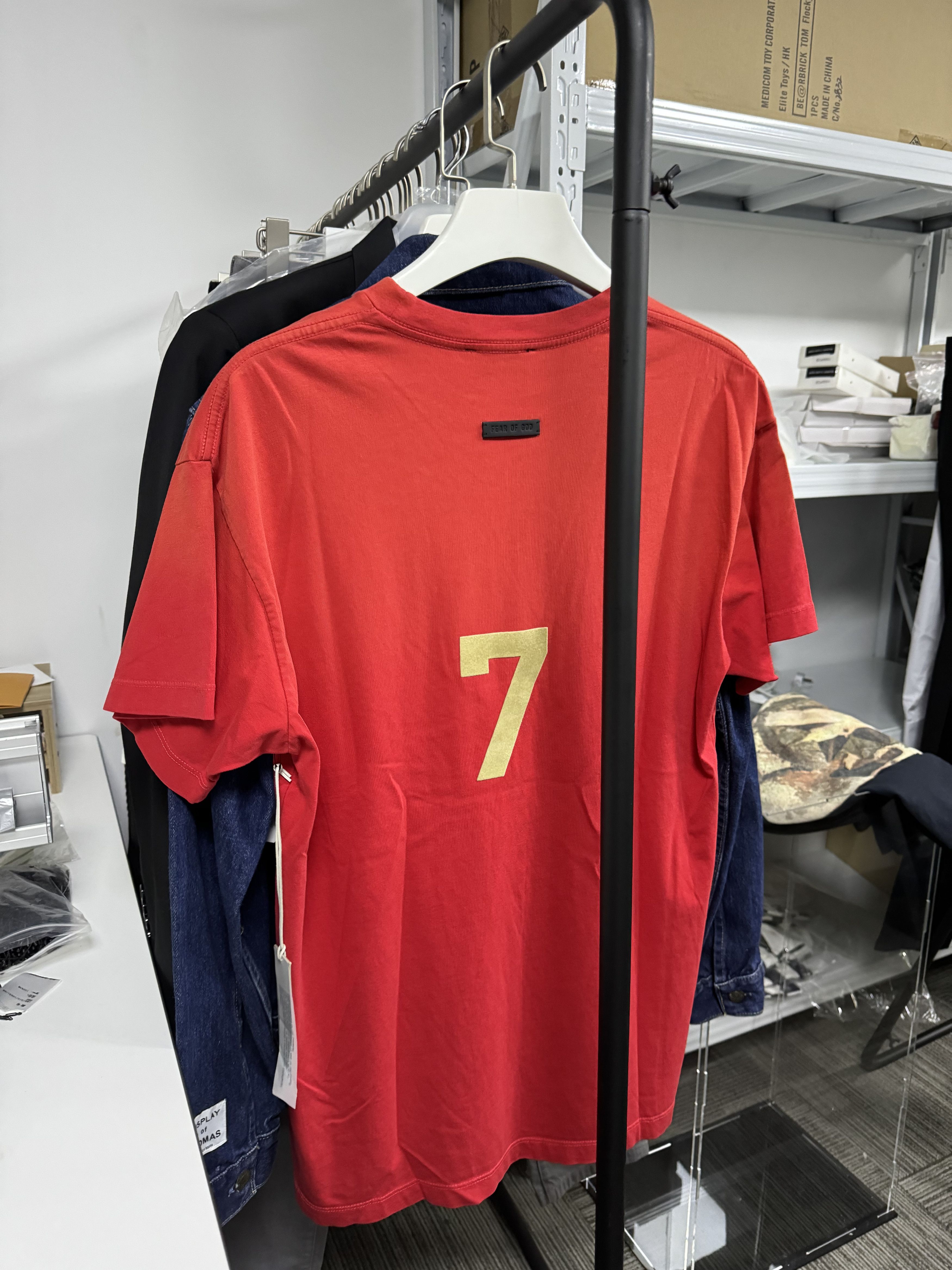 Fear of God Fear Of God 7th Seventh Number Seven Tee "7" T-Shirt Size US M / EU 48-50 / 2 - 3 Thumbnail