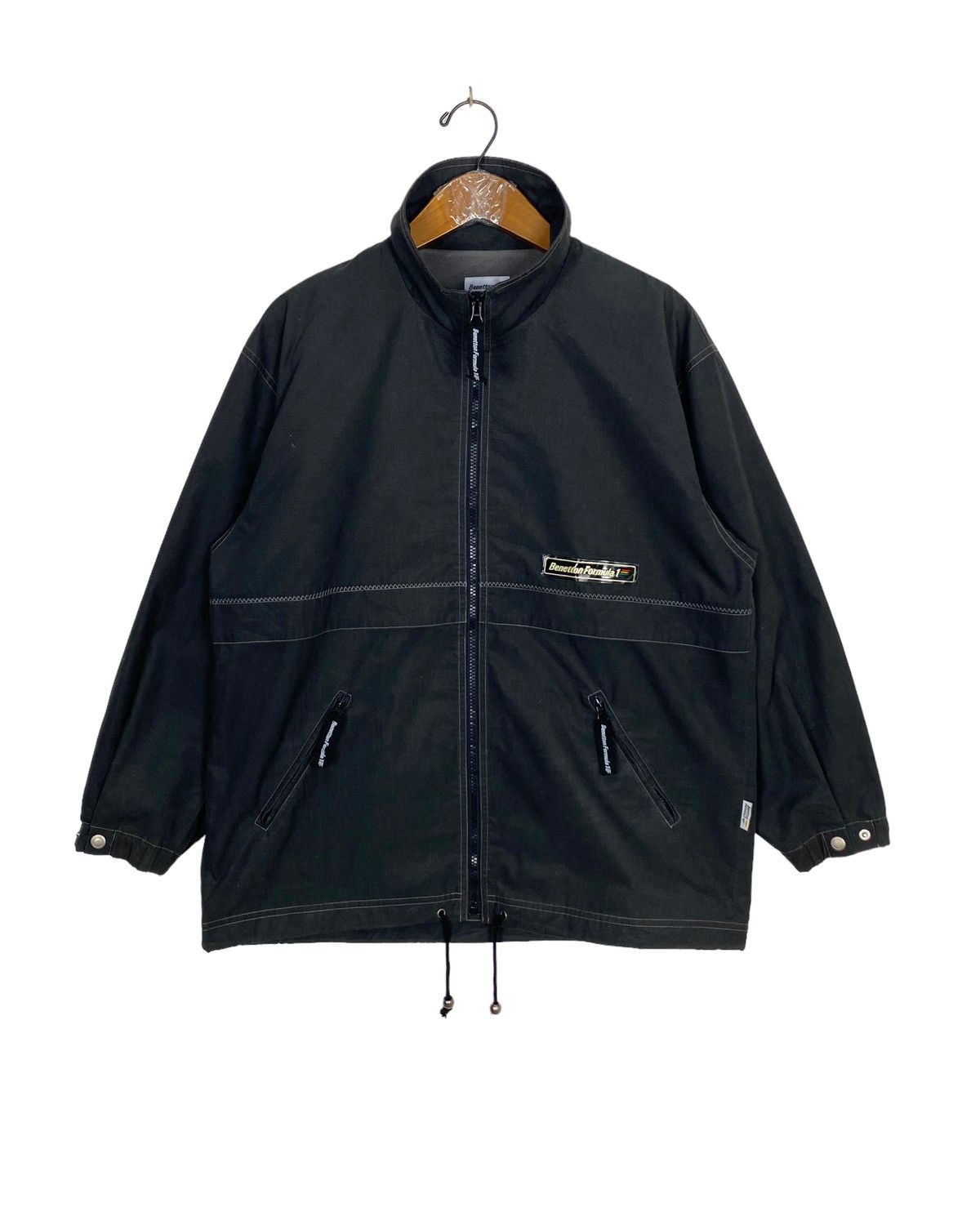 Benetton Rare‼️ Benetton Formula 1 Zipper Jacket Big Logo Size US M / EU 48-50 / 2 - 3 Thumbnail