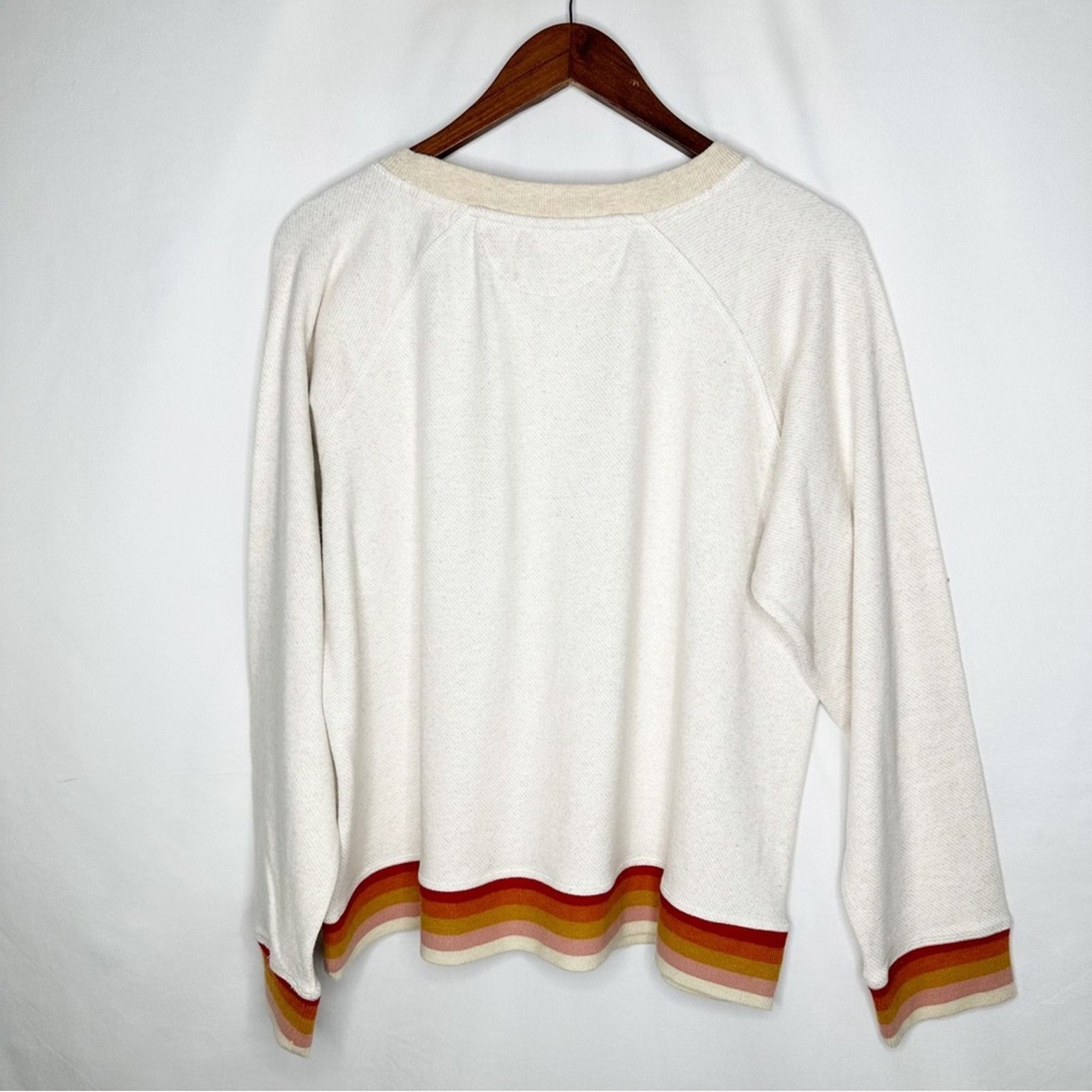 Faherty FAHERTY Legend Sweater Crew Off White NWT in XL Size XL / US 12-14 / IT 48-50 - 6 Thumbnail
