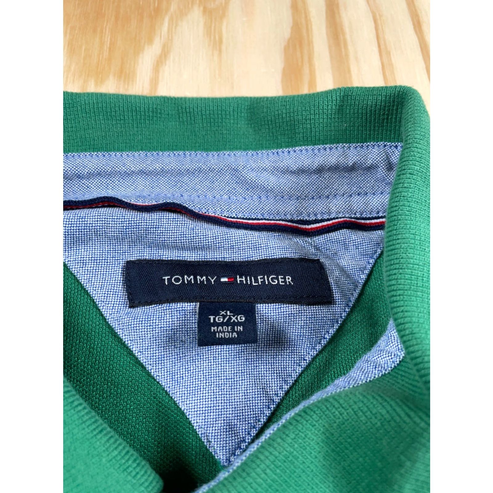 Tommy Hilfiger Tommy Hilfiger Polo Shirt Adult XL Green Embroidered Casual 90s Preppy Mens Short Sleeve Collared Polo Shirt Size US XL / EU 56 / 4 - 3 Thumbnail