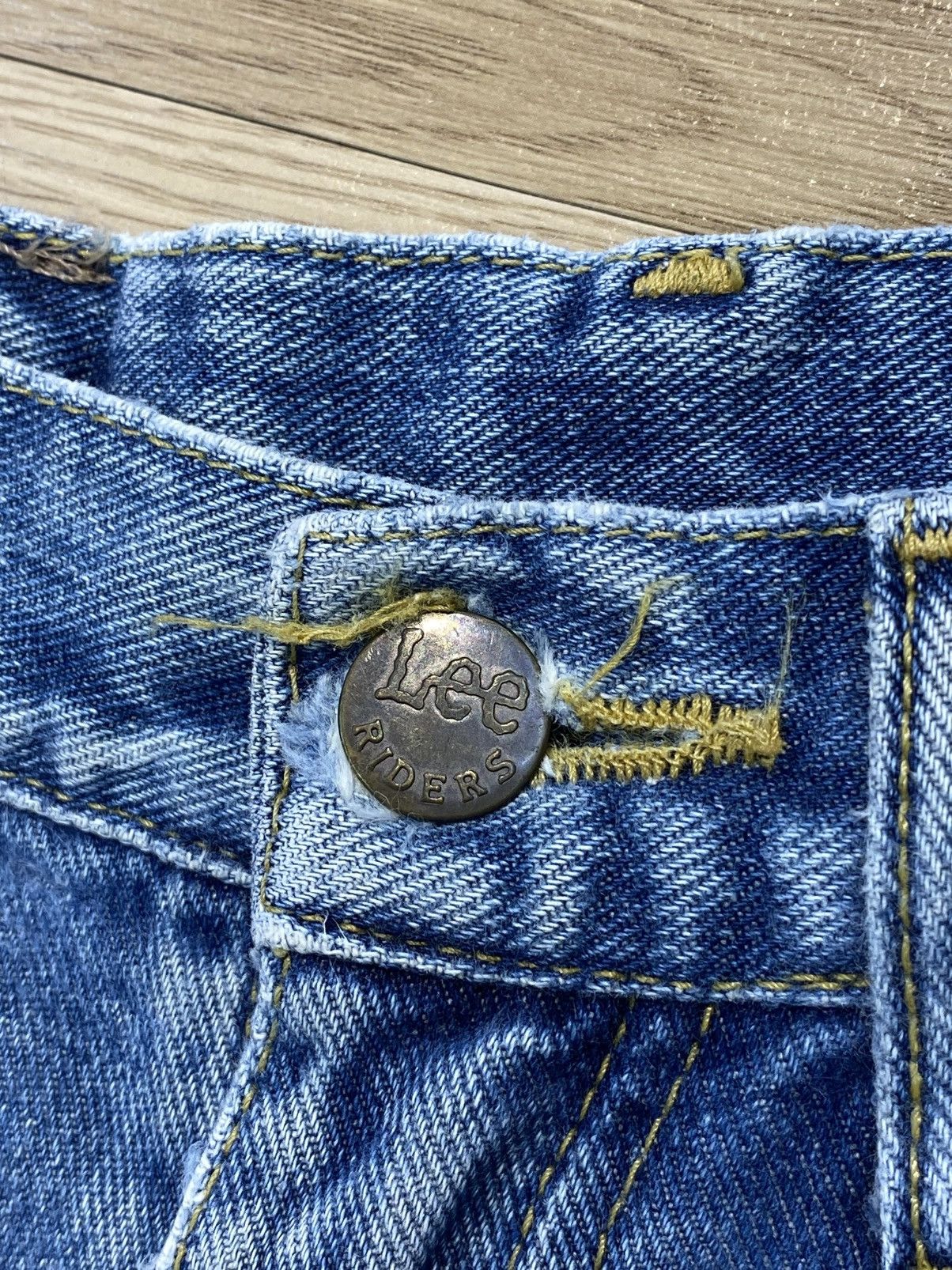 Lee Vintage Lee Brand Blue Faded Wash Style Jeans Size US 26 / EU 42 - 13 Thumbnail
