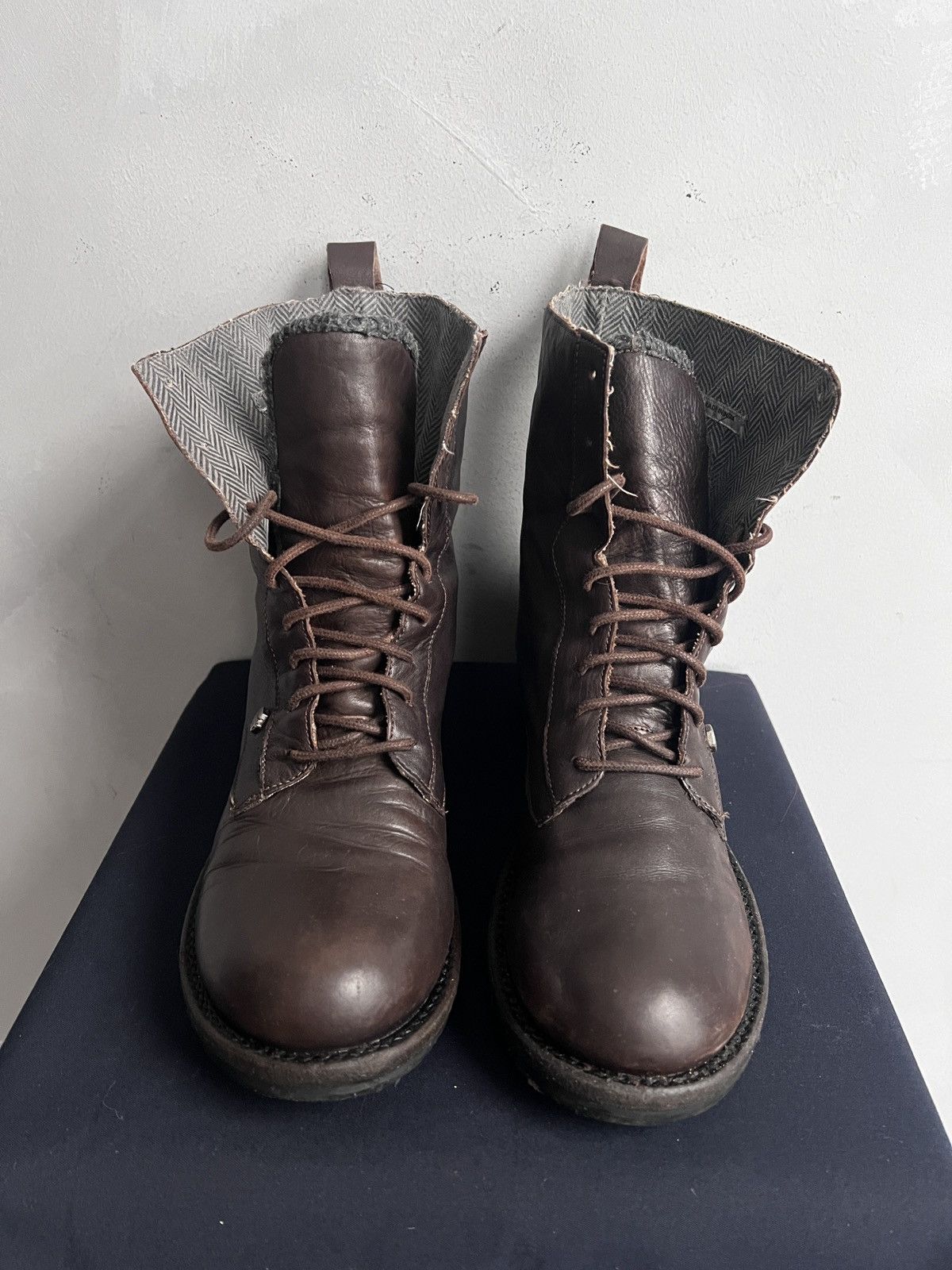 Dirk Bikkembergs Leather Boots Dirk Bikkembergs Style lace-up Combat Size US 7.5 / EU 40-41 - 4 Thumbnail