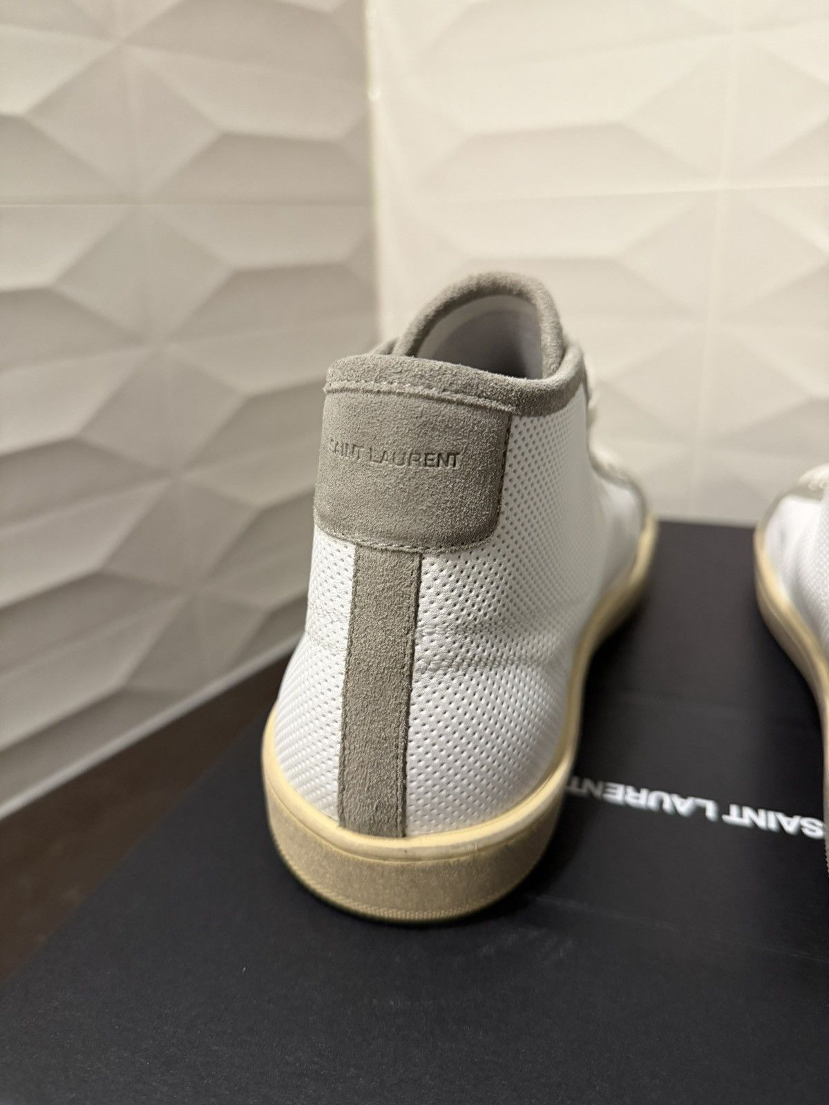 Saint Laurent Paris 🔥 Saint Laurent Paris SL39 Mid Top - Size 42 US 9 Size US 9 / EU 42 - 7 Thumbnail