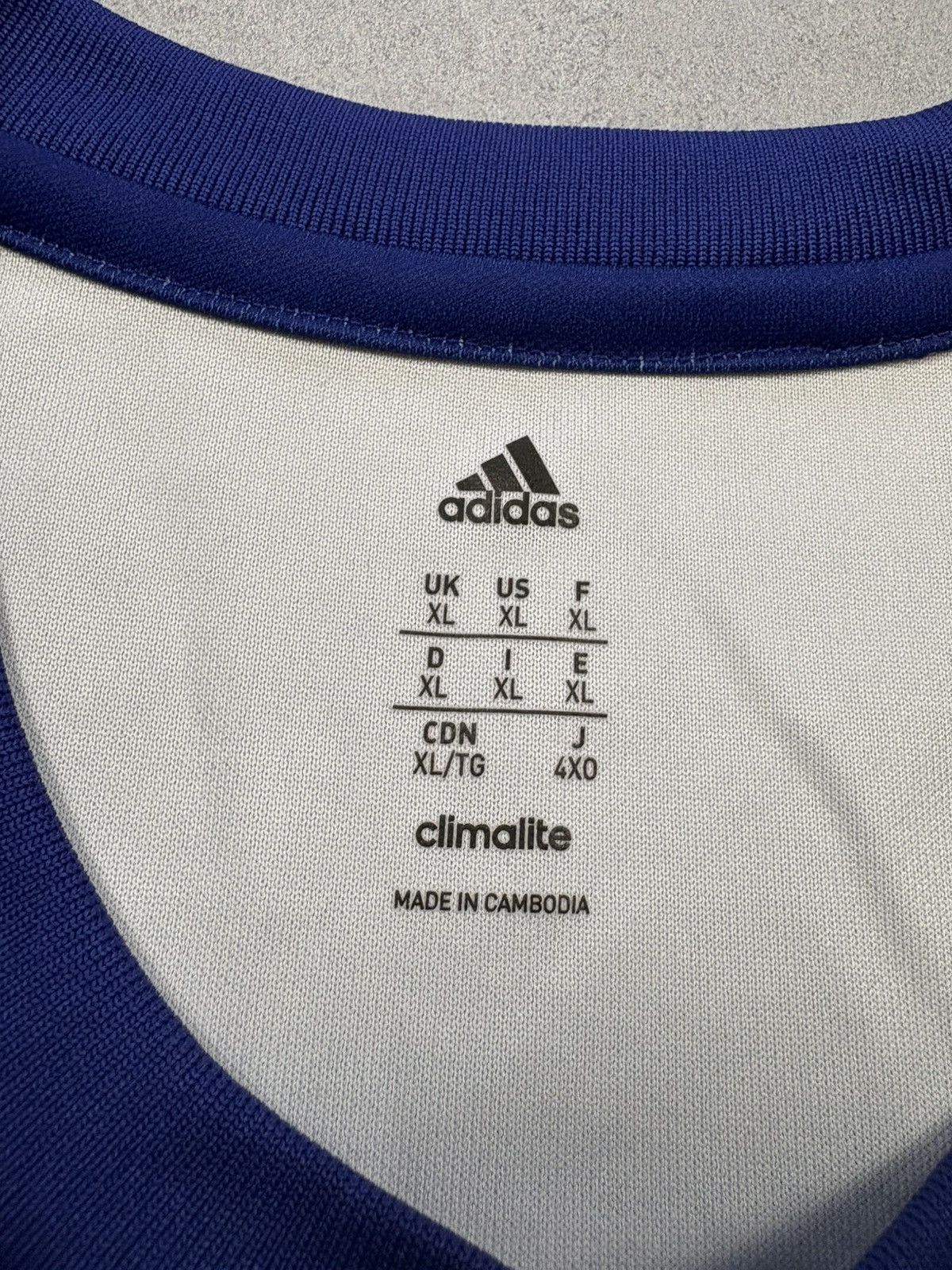 Chelsea Soccer Chelsea FC Adidas Carabao Training Top 2016 2017 Sweatshirt Size US XL / EU 56 / 4 - 8 Thumbnail