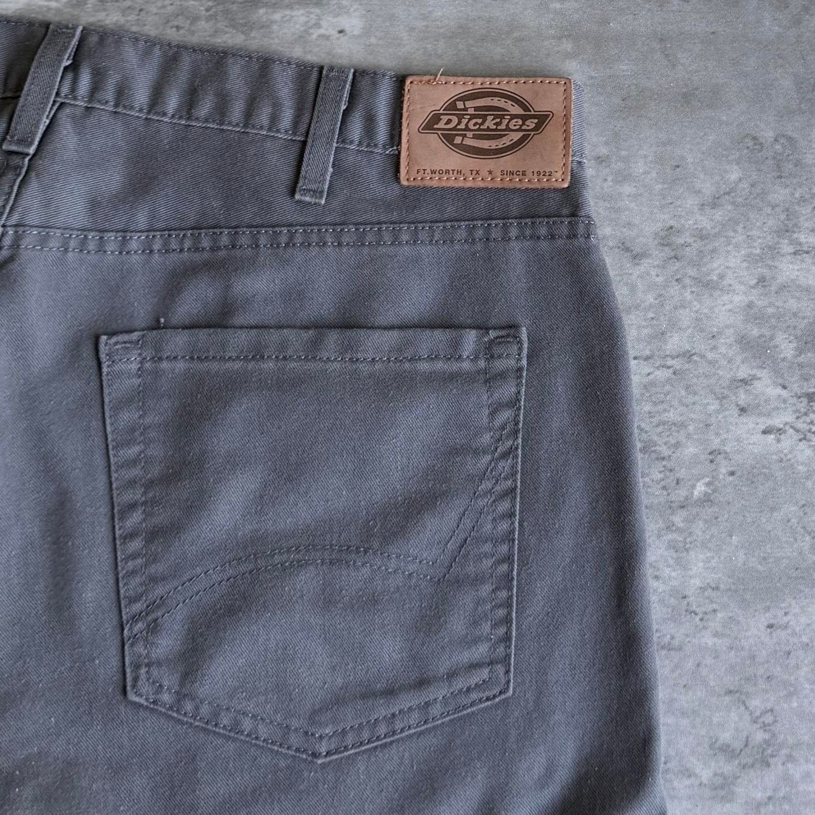 Dickies × Vintage Y2K Baggy Grey Dickies Casual Skater Chino Grunge Pants Size US 34 / EU 50 - 3 Thumbnail