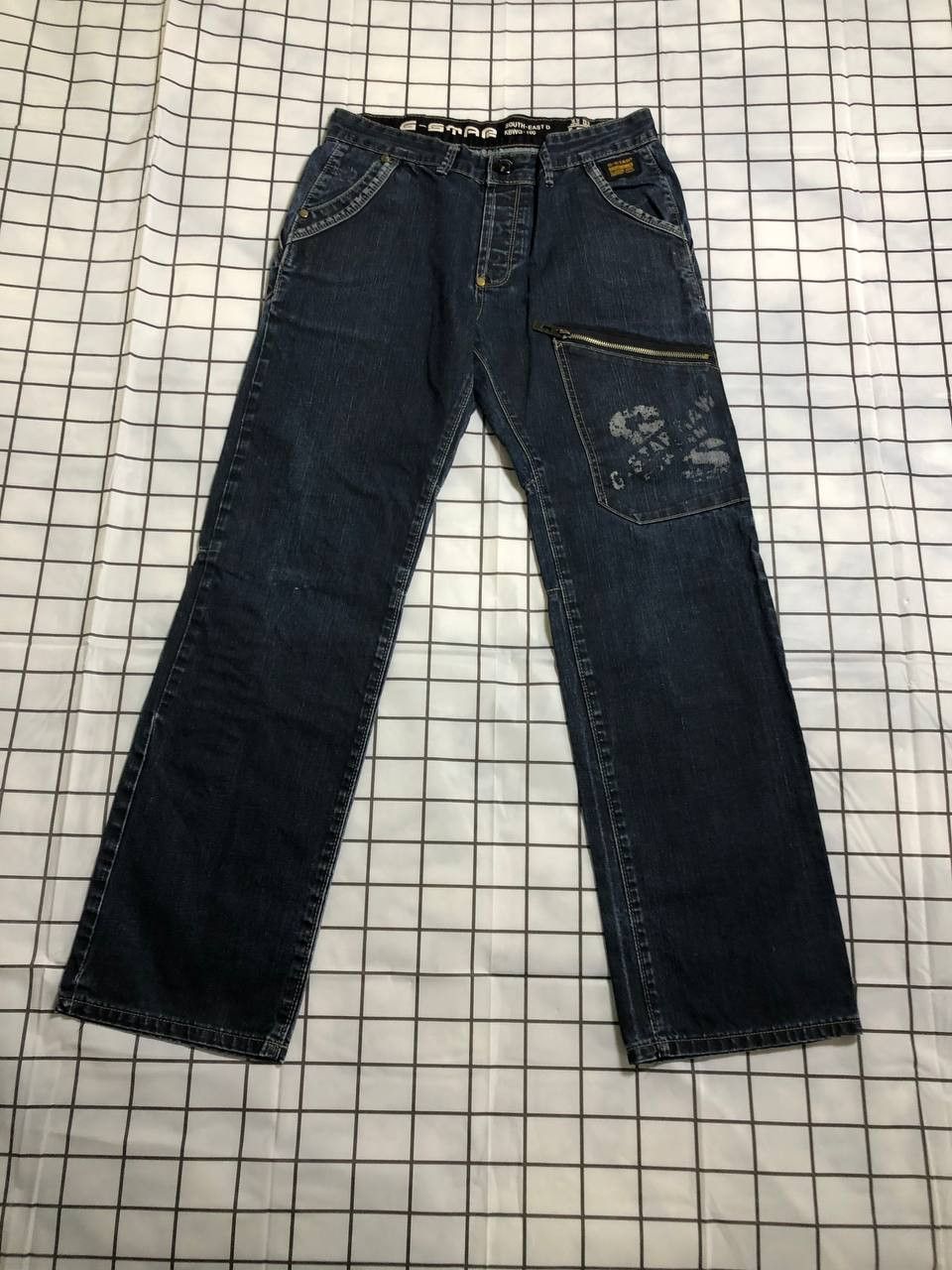 G-Star Vintage G Star Raw denim banana jeans distressed Size US 30 / EU 46 - 2 Thumbnail
