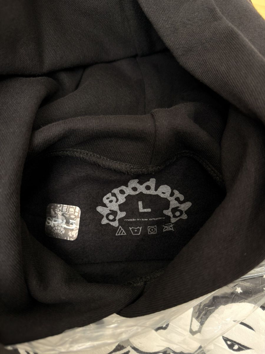 Sp5der OG WEB BLACK HOODIE Size US L / EU 52-54 / 3 - 4 Thumbnail
