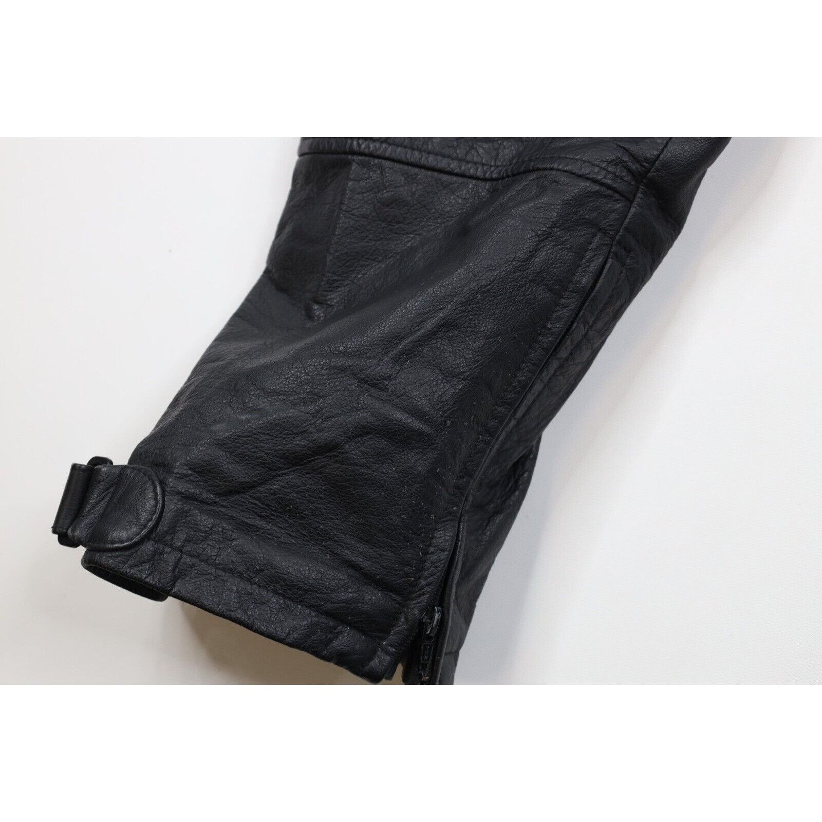 BMW × Vintage Vintage BMW Mens Distressed Leather Motorcycle Riding Pants Size US 34 / EU 50 - 8 Thumbnail