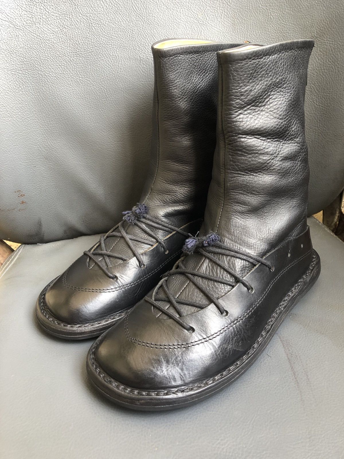 Trippen Trippen Black Calfskin Leather Women's Boots Size 36 | Grailed