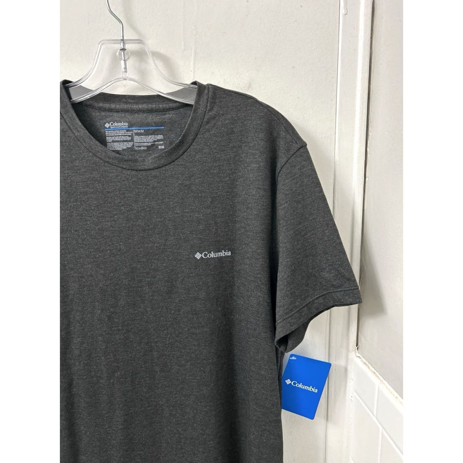 Vintage VINTAGE: No Columbia Shirt Mens M Charcoal Heather Gray Logo S/S NWT Size US M / EU 48-50 / 2 - 4 Thumbnail