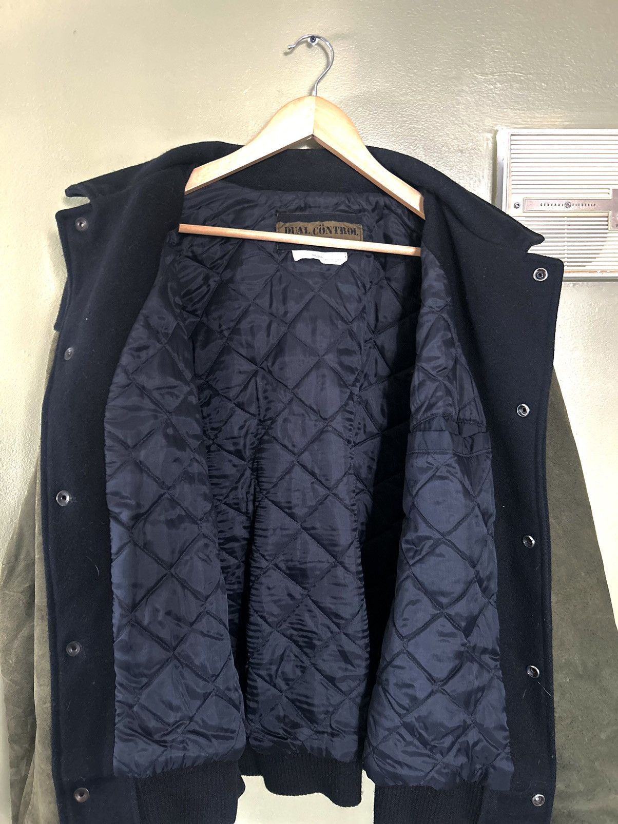 Designer × Vintage Dual Control Varsity Jacket Size US L / EU 52-54 / 3 - 4 Thumbnail