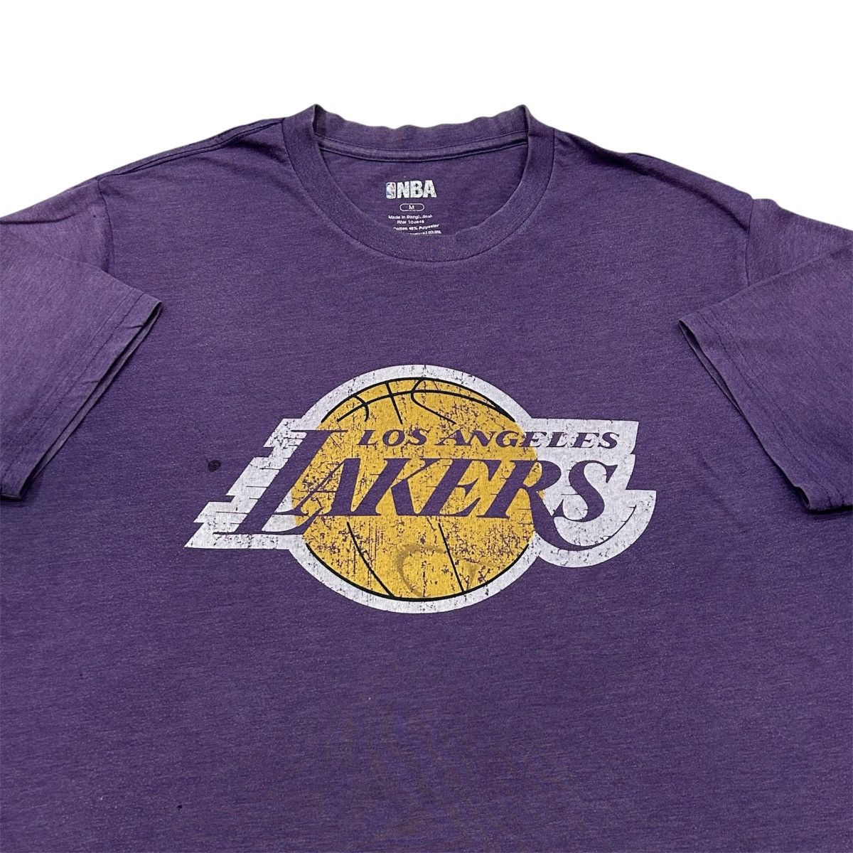 NBA NBA LA Lakers Basketball Team Tshirt Size US M / EU 48-50 / 2 - 2 Thumbnail