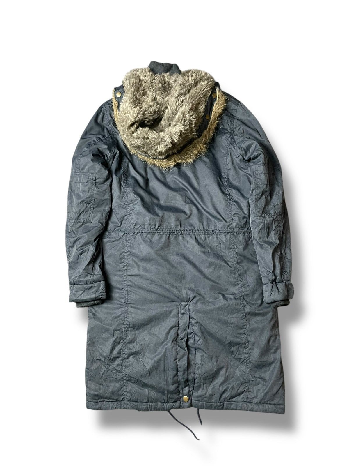Japanese Brand × Vintage Earth Spice Brand Fur Hooded Long Jacket (113) Size US L / EU 52-54 / 3 - 8 Thumbnail
