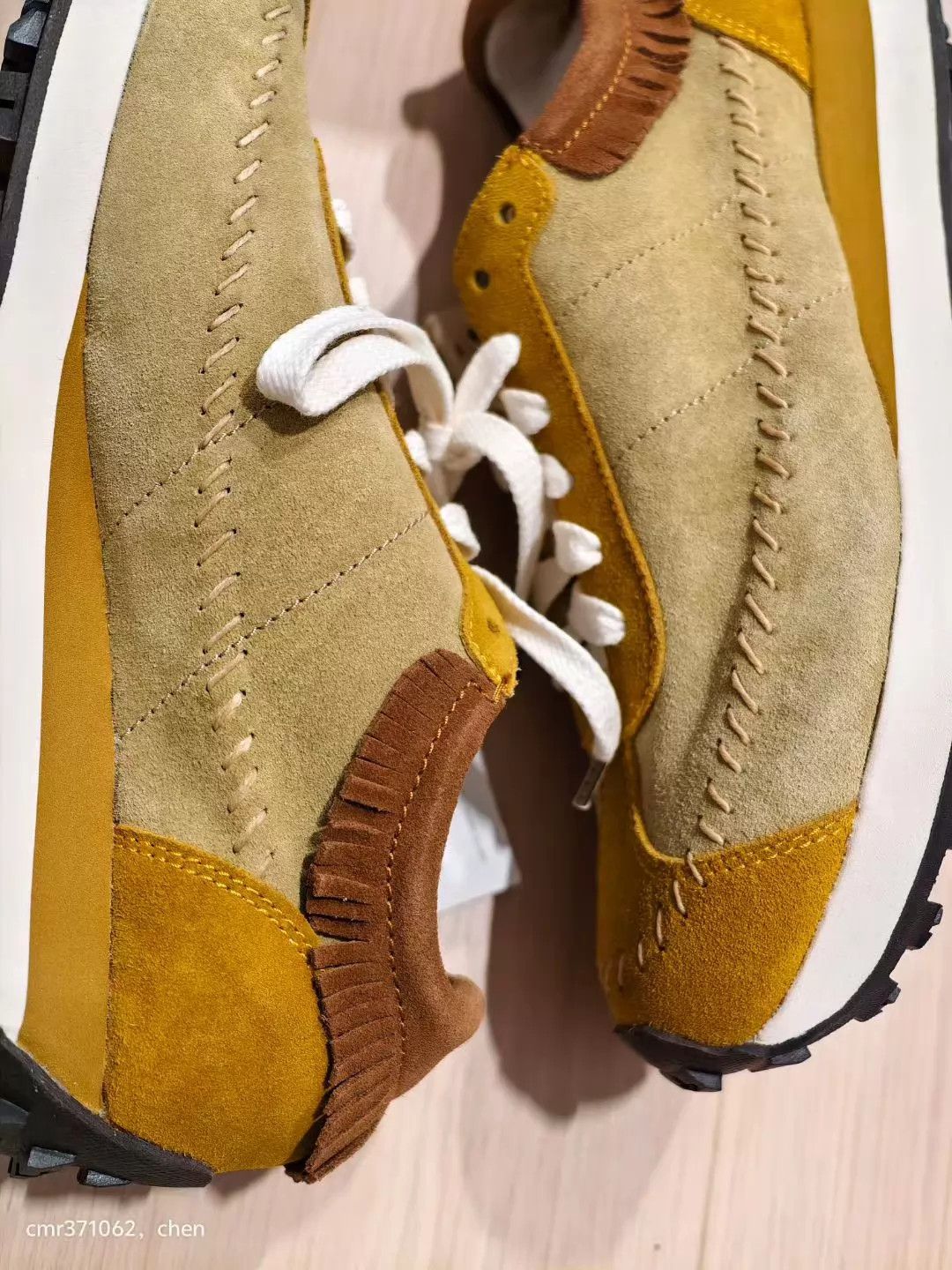 Visvim visvim 22ss walpi runner w khaki w10 calf suede/horse vibram Size US 10 / EU 43 - 5 Thumbnail