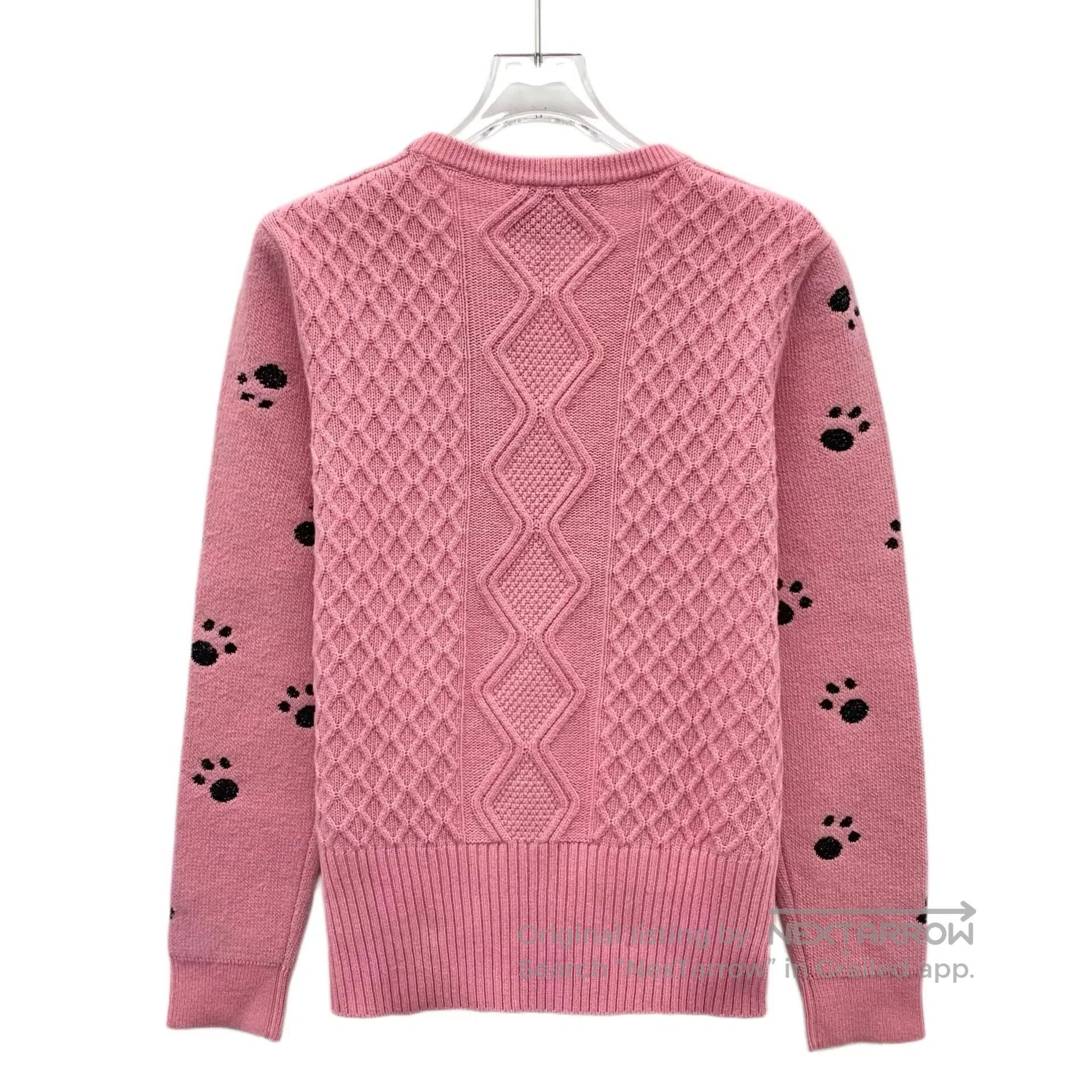 Philipp Plein Philipp Plein Pink cat inlay flower crew neck long sleeve Size S / US 4 / IT 40 - 2 Thumbnail