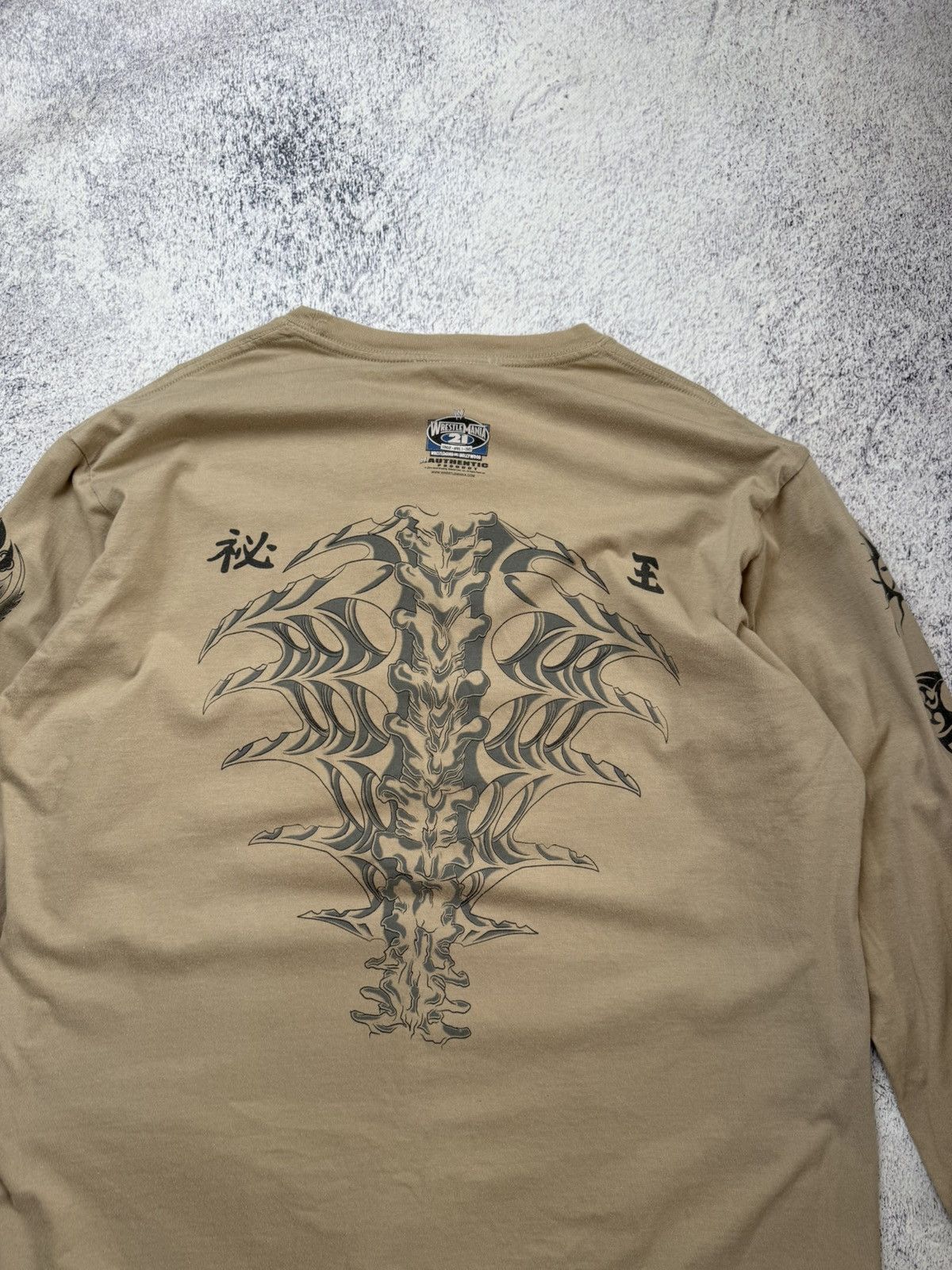 WWE Vintage 2004 Rey Mysterio WWE Skeleton 619 Longsleeve Size US XL / EU 56 / 4 - 18 Thumbnail