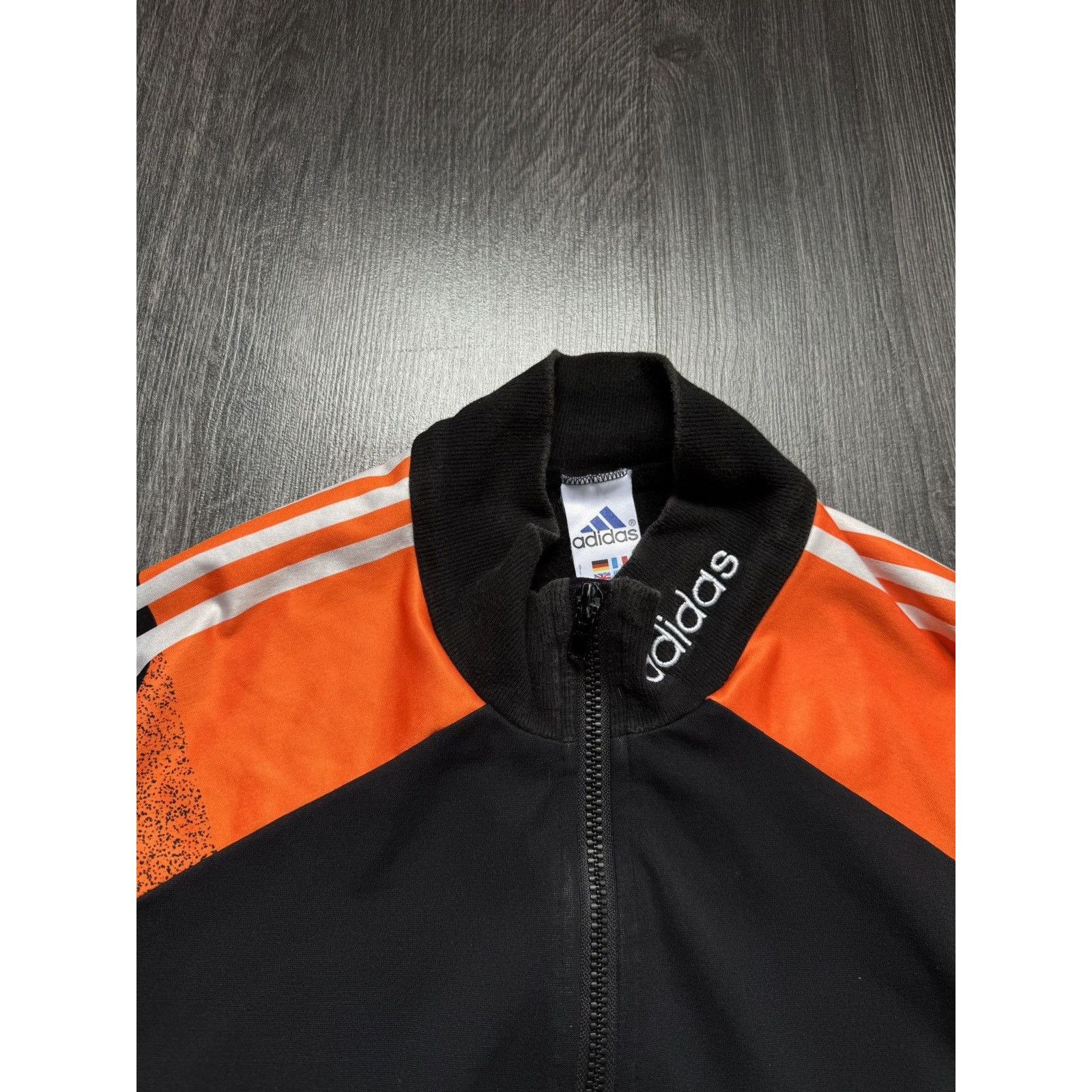 Adidas 90s Vintage Deutschland Adidas Sweatshirt Soccer Zip Size US L / EU 52-54 / 3 - 2 Thumbnail