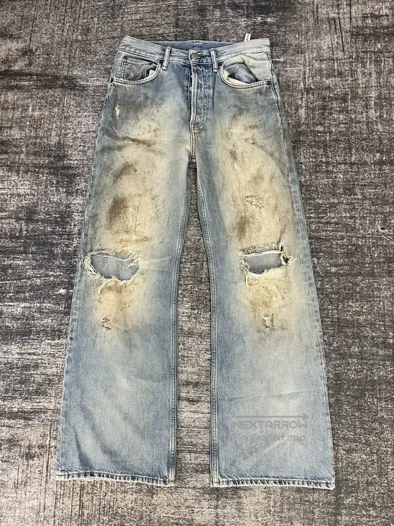 Acne Studios Acne Studios Ripped effect details cotton denim jeans Size 30" / US 8 / IT 44 - 1 Thumbnail