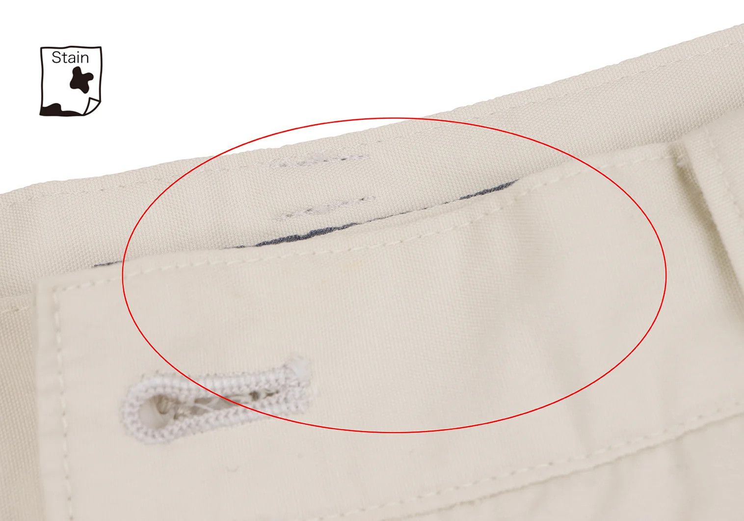 Issey Miyake Cotton Tapered Pants in Off Beige, Size L Size US 38 / EU 54 - 3 Thumbnail