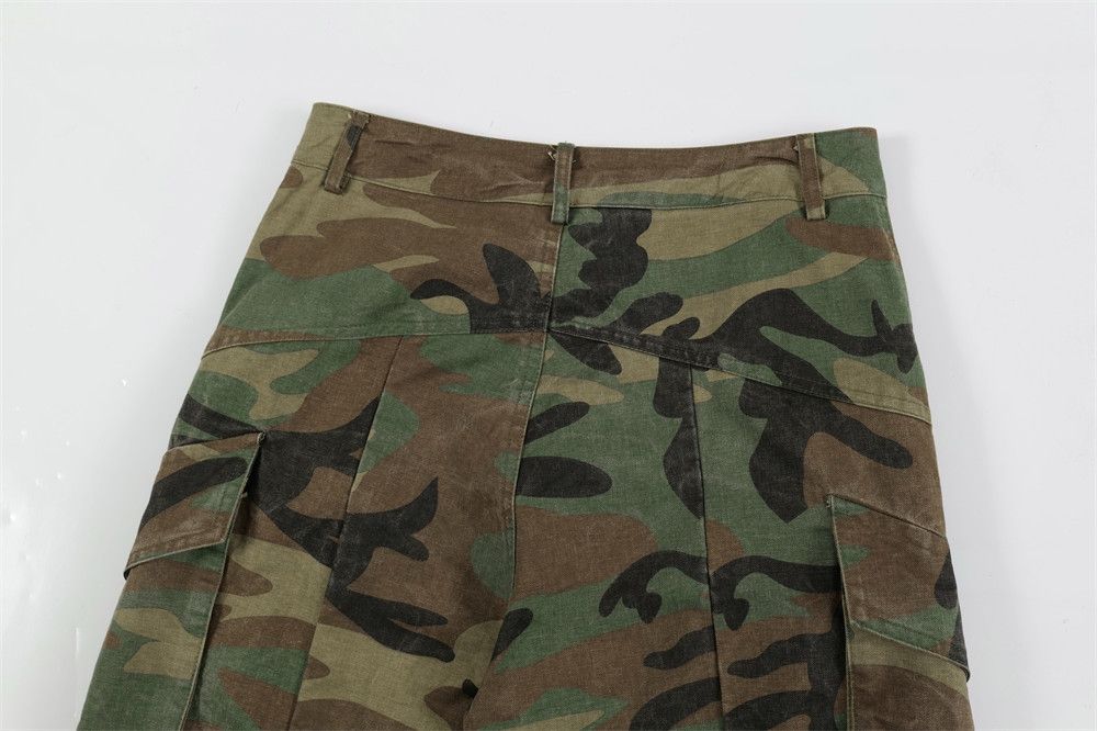 Designer × Japanese Brand × Vintage utility punk grunge bootcut flared pleased cargo pants Size US 30 / EU 46 - 9 Thumbnail