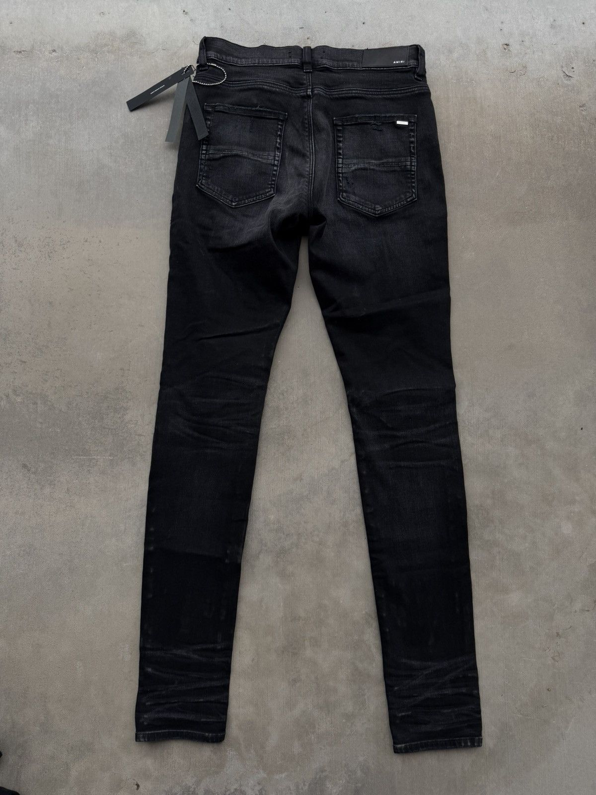 Amiri Amiri MX1 Camo Leather Patch Black Jeans 32 NWT Authentic Size US 32 / EU 48 - 4 Thumbnail