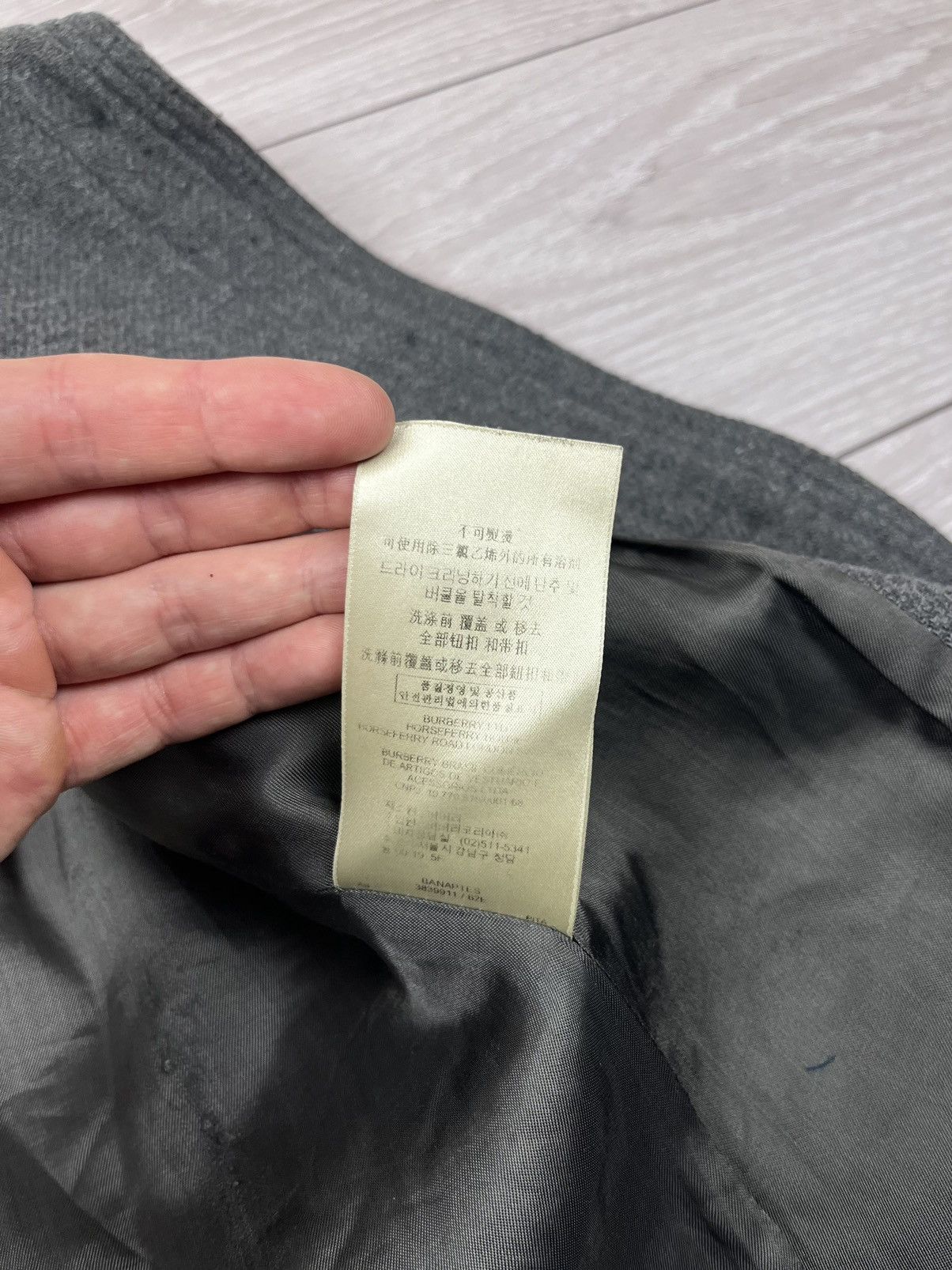 Burberry Burberry Brit Luxury Grey Wool Belted Coat Jacket Size XL / US 12-14 / IT 48-50 - 22 Thumbnail
