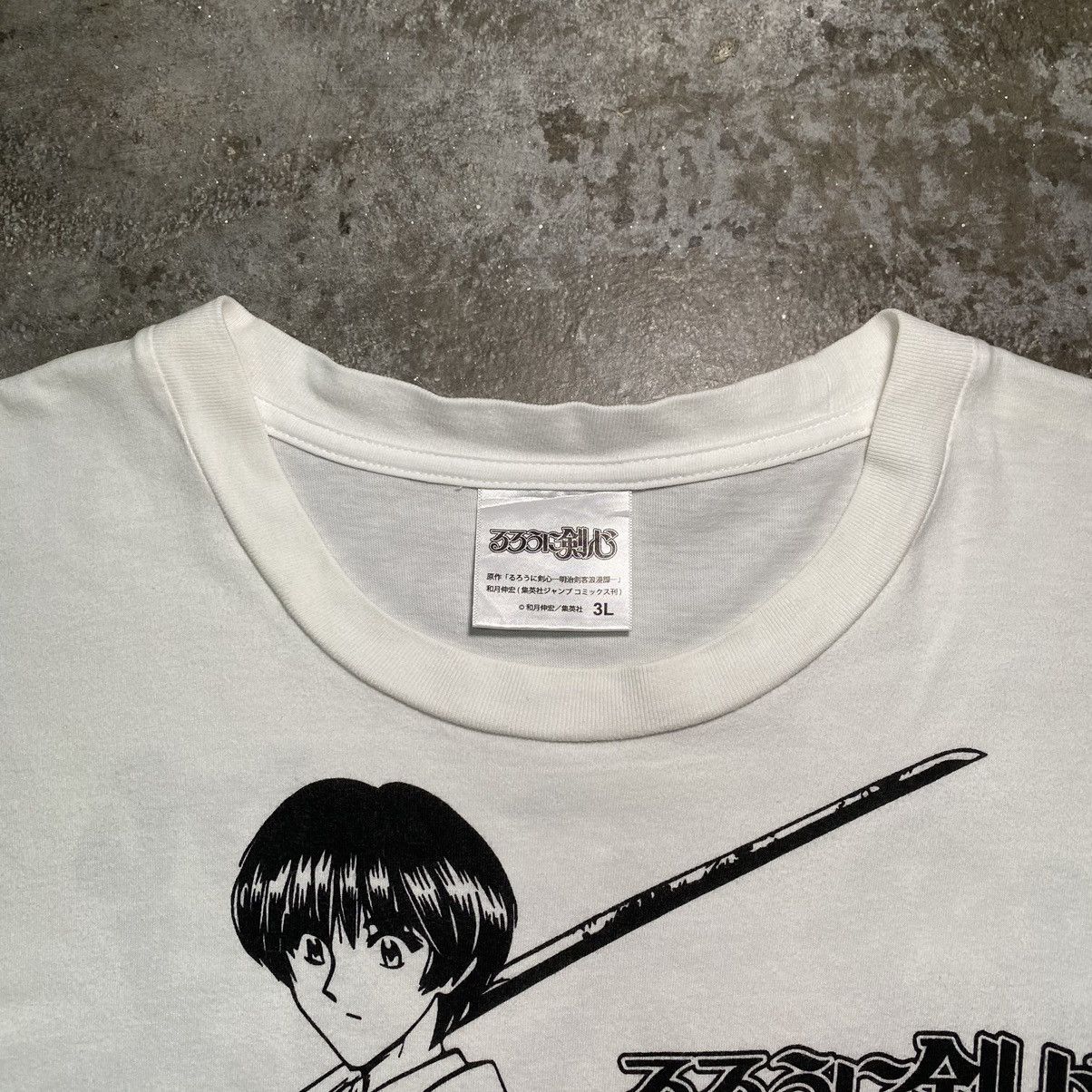 Anime Rare! Rorouni Kenshin Seta Sojiro Samurai X Anime T Shirt Size US XL / EU 56 / 4 - 3 Thumbnail