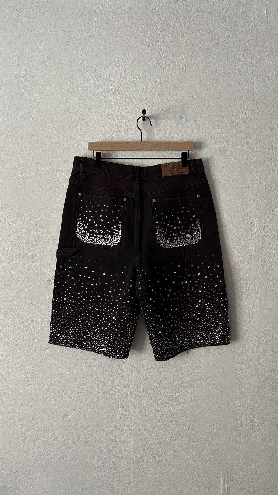 Birth of Royal Child Birth Of Royal Child Denim Rhinestone Shorts Size US 34 / EU 50 - 4 Thumbnail