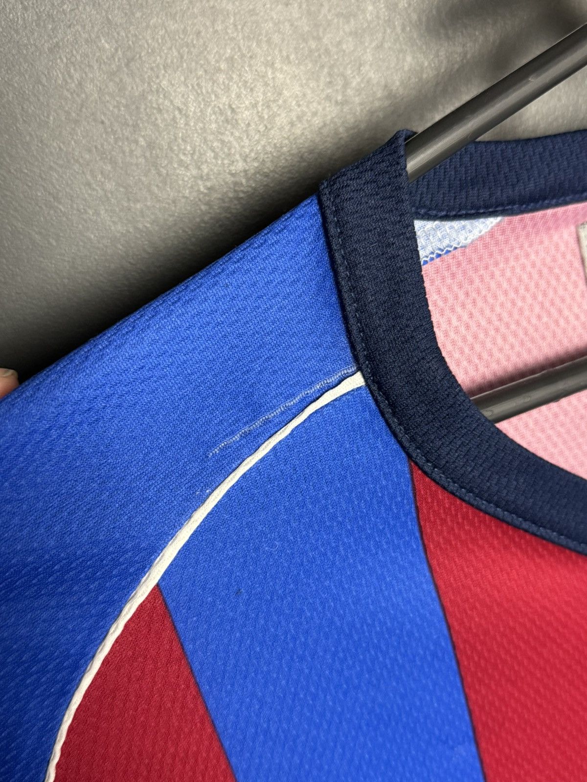 Le Coq Sportif Crystal Palace 02/03 Home Football Jersey Size US XXL / EU 58 / 5 - 13 Thumbnail