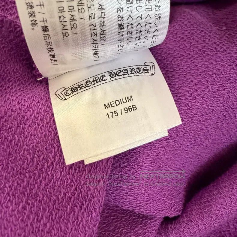 Chrome Hearts CHROME HEARTS Size M Purple cartoon hoodie Size US M / EU 48-50 / 2 - 4 Thumbnail