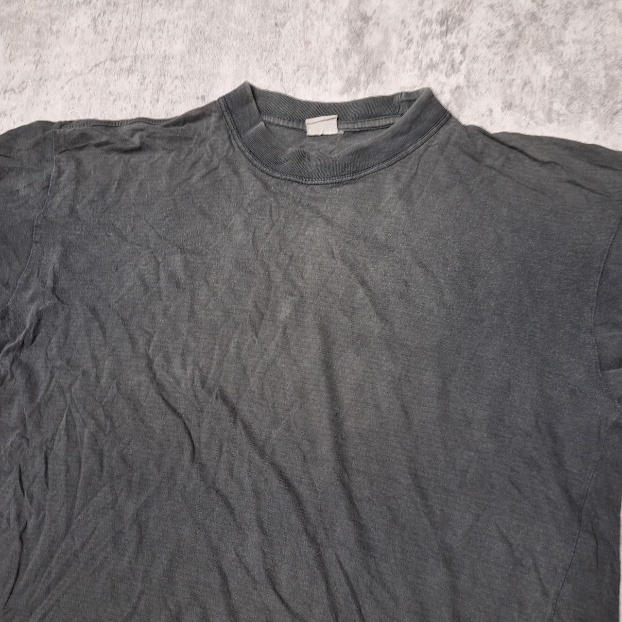 Other Black vintage 90s cotton T-shirt Size US M / EU 48-50 / 2 - 2 Thumbnail