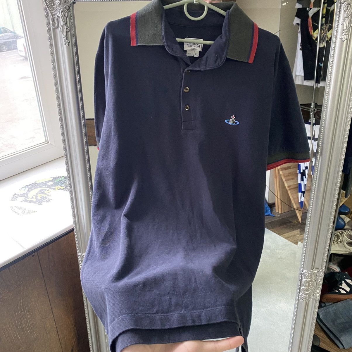 Vivienne Westwood Vivienne Westwood Polo Shirt Logo Orb Size US XL / EU 56 / 4 - 5 Thumbnail