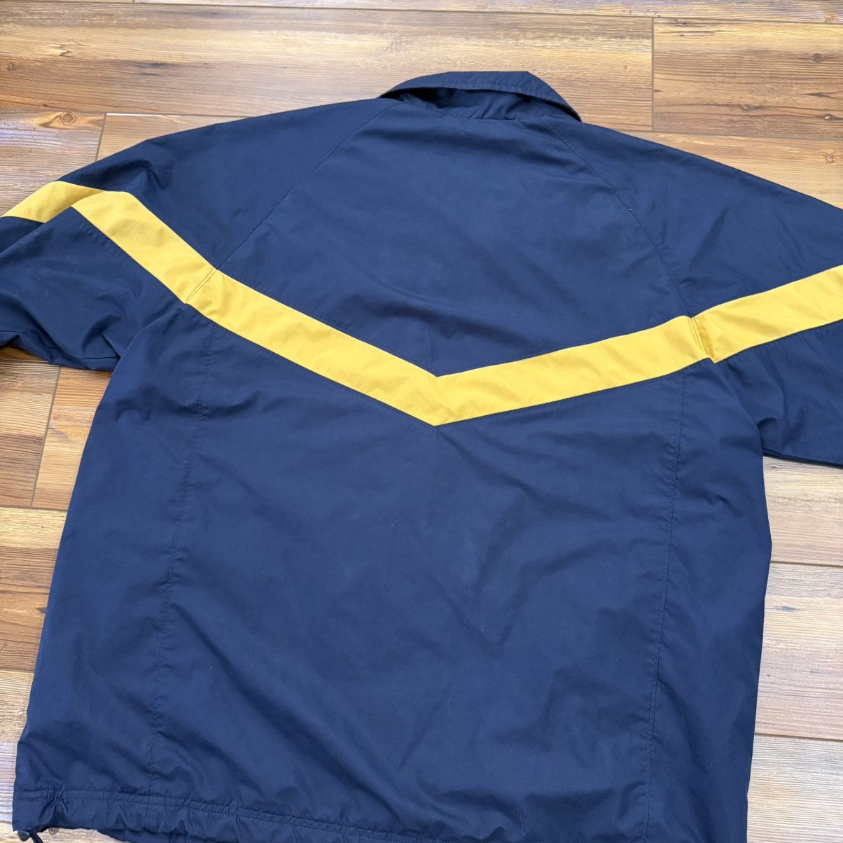 Nike Vintage Blue Gold Nike Zip Up Windbreaker Jacket Size US XL / EU 56 / 4 - 3 Thumbnail