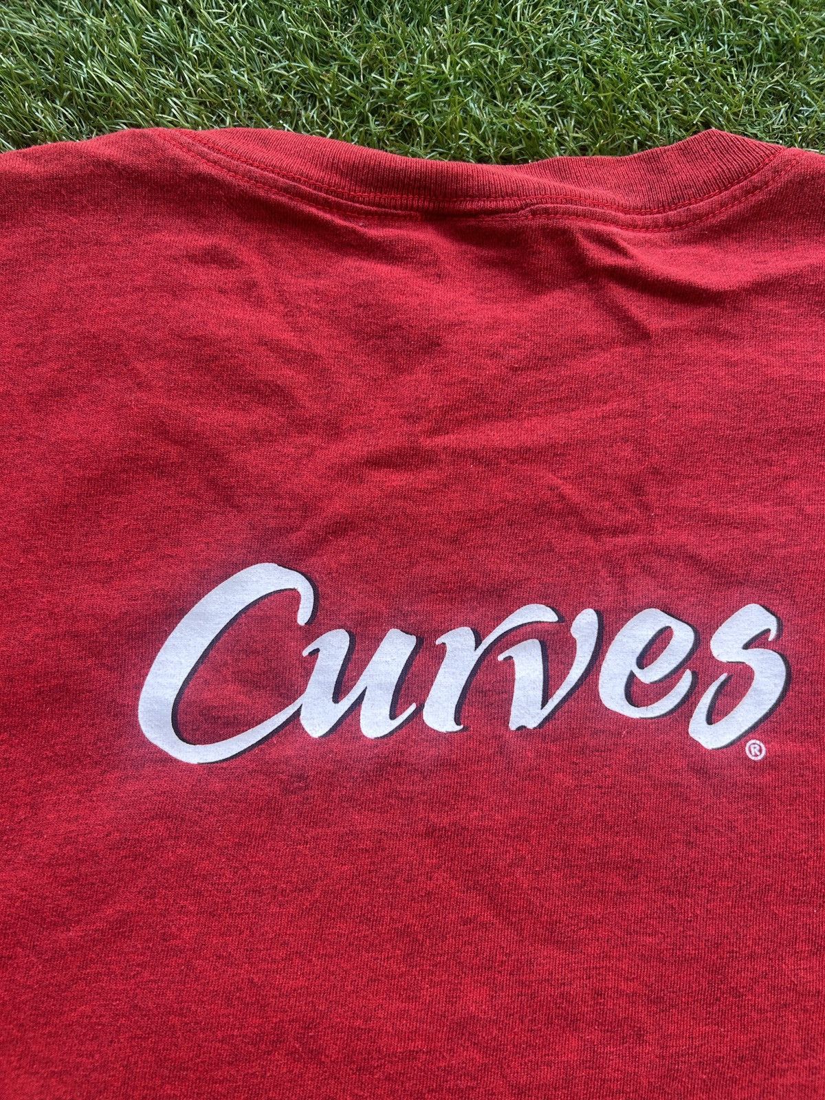 Vintage VTG 2000s Curves Fitness Gym Promo T-Shirt Size US XXL / EU 58 / 5 - 5 Thumbnail