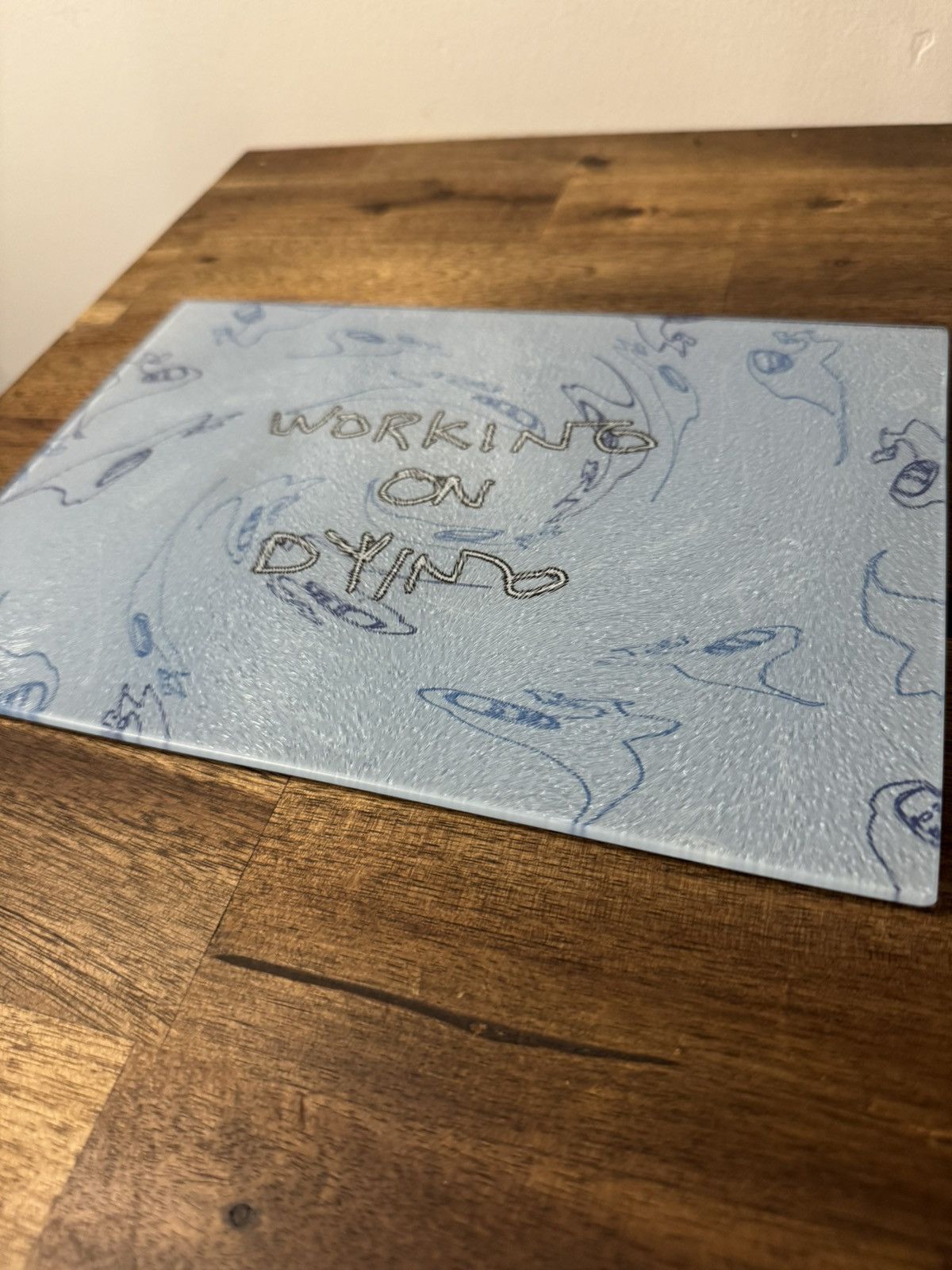 Working On Dying Tray