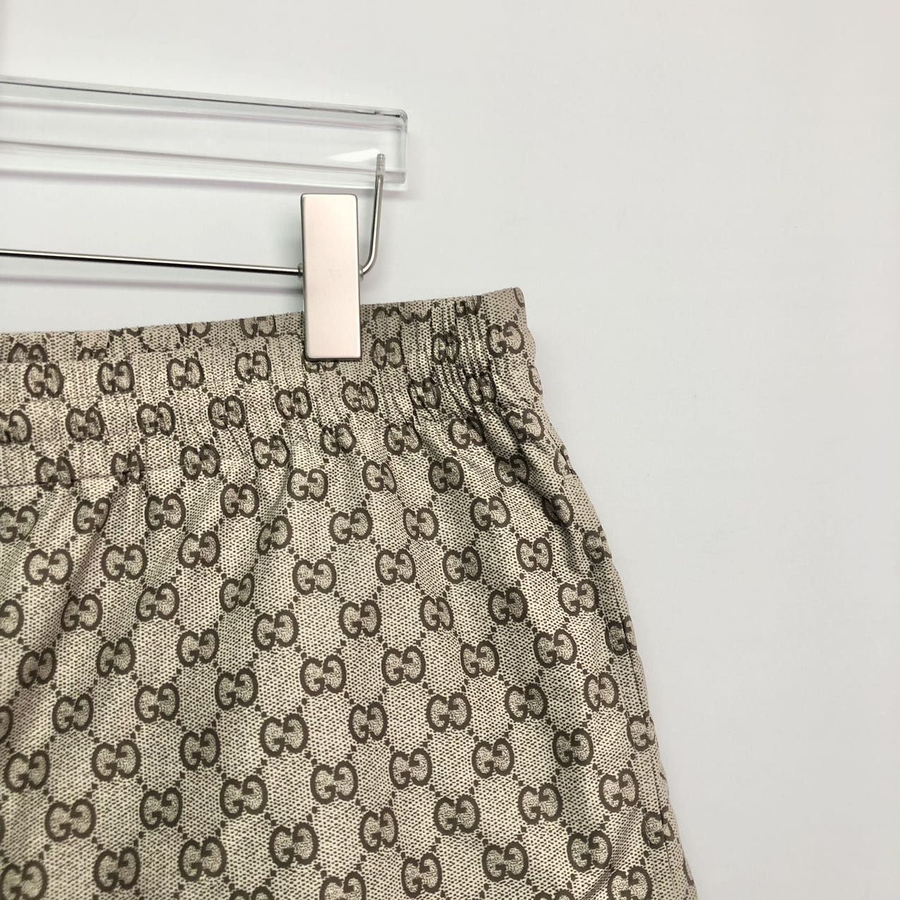 Gucci Gucci Brown All-over Letter Logo Casual Shorts K26WX Size US 34 / EU 50 - 3 Thumbnail
