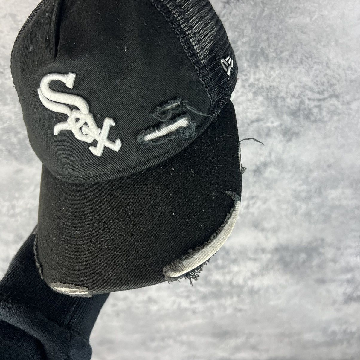 MLB Sox New Era Vintage Cap Men's Black One Size Size ONE SIZE - 4 Thumbnail