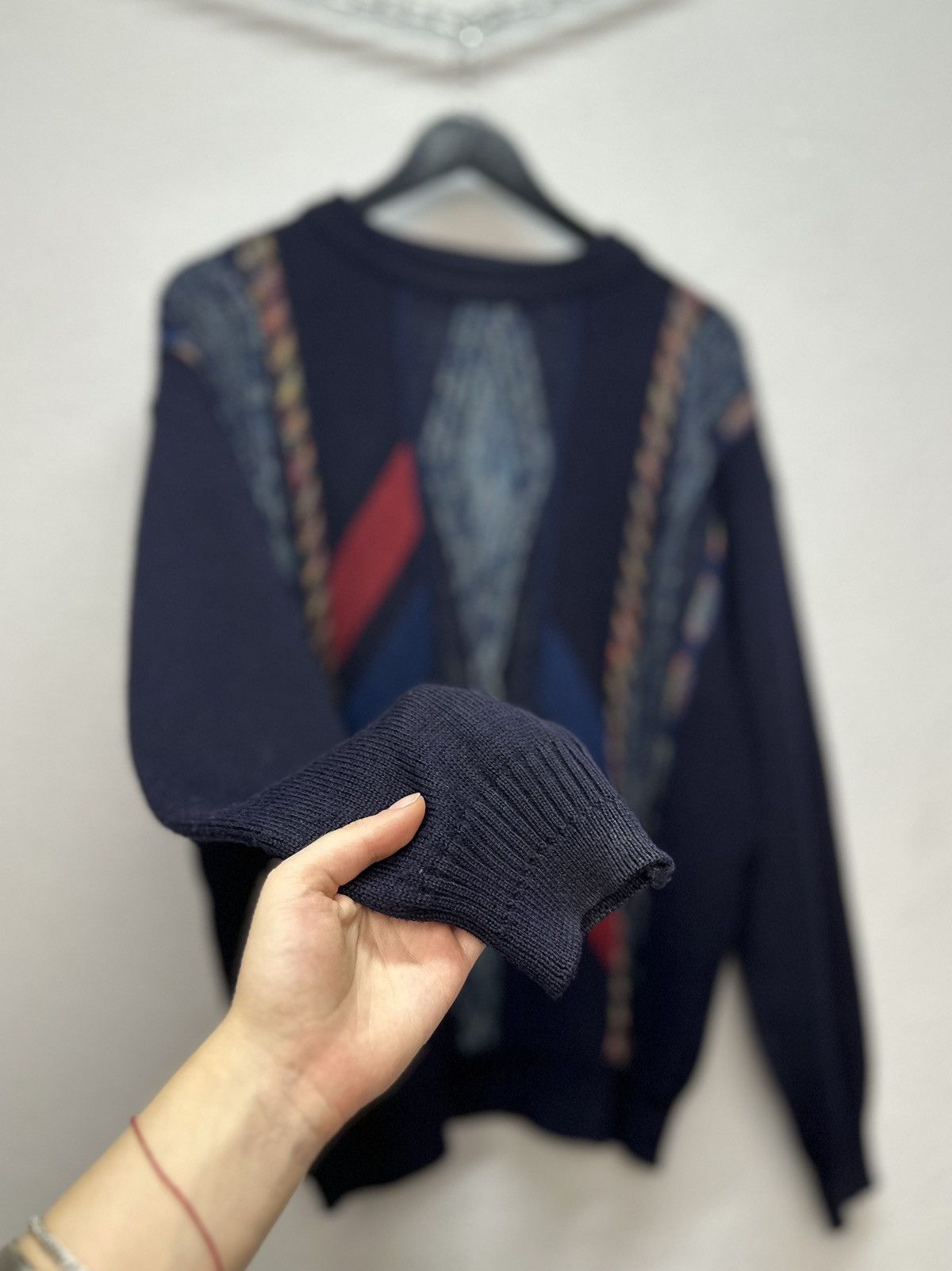 Carlo Colucci Vintage Y2K Gothic Sweater Distressed Faded Diesel Kapital Size US L / EU 52-54 / 3 - 7 Thumbnail