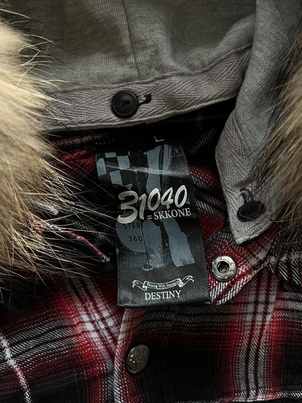 If Six Was Nine × Japanese Brand × Le Grande Bleu (L.G.B.) Japanese~31040=Skkone Double Layer FurHoodie ifsix Lgb Style Size US L / EU 52-54 / 3 - 9 Thumbnail