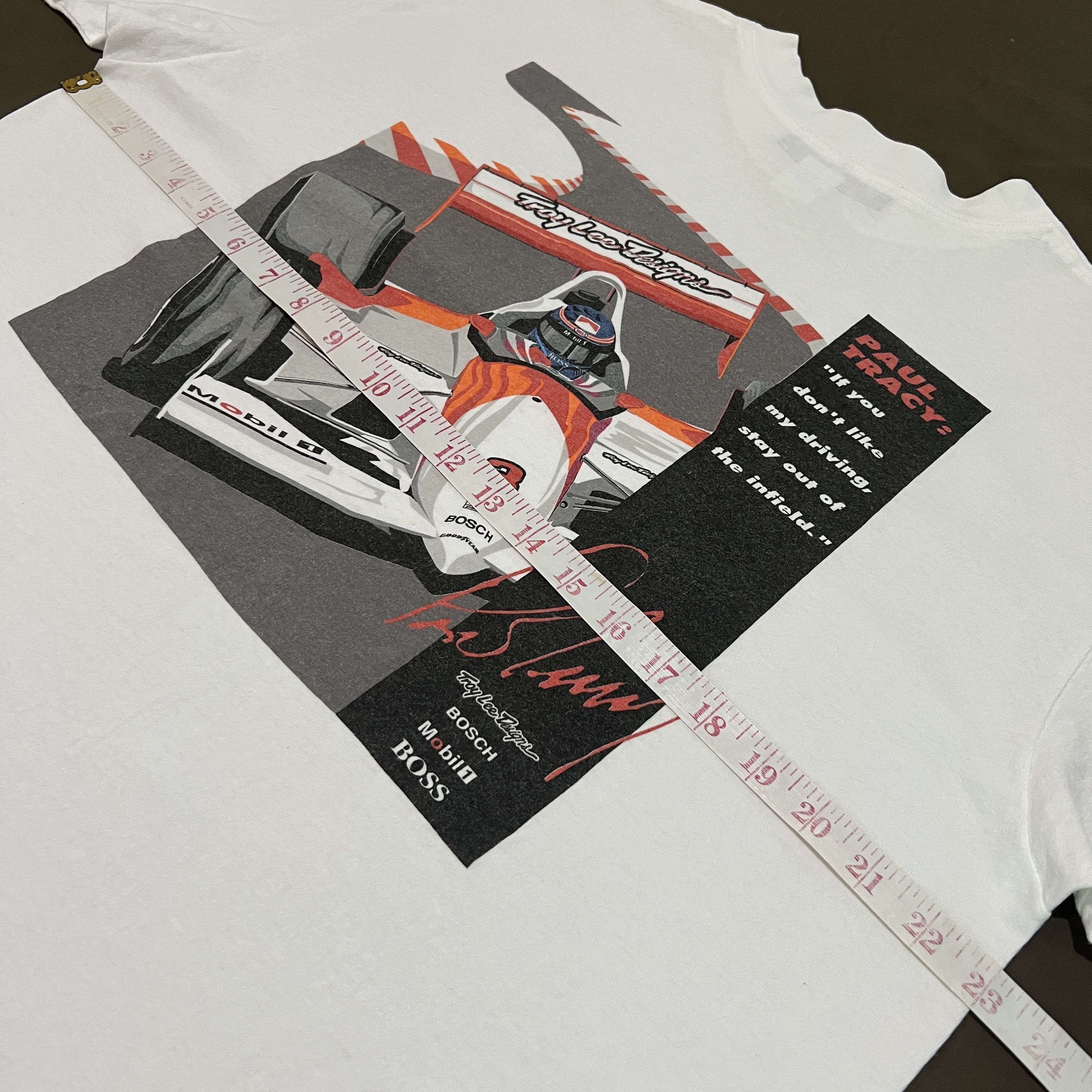 Formula 1 × Vintage Vintage 90s troy lee designs x Paul Tracy Tee XL Formula 1 Size US XL / EU 56 / 4 - 8 Thumbnail
